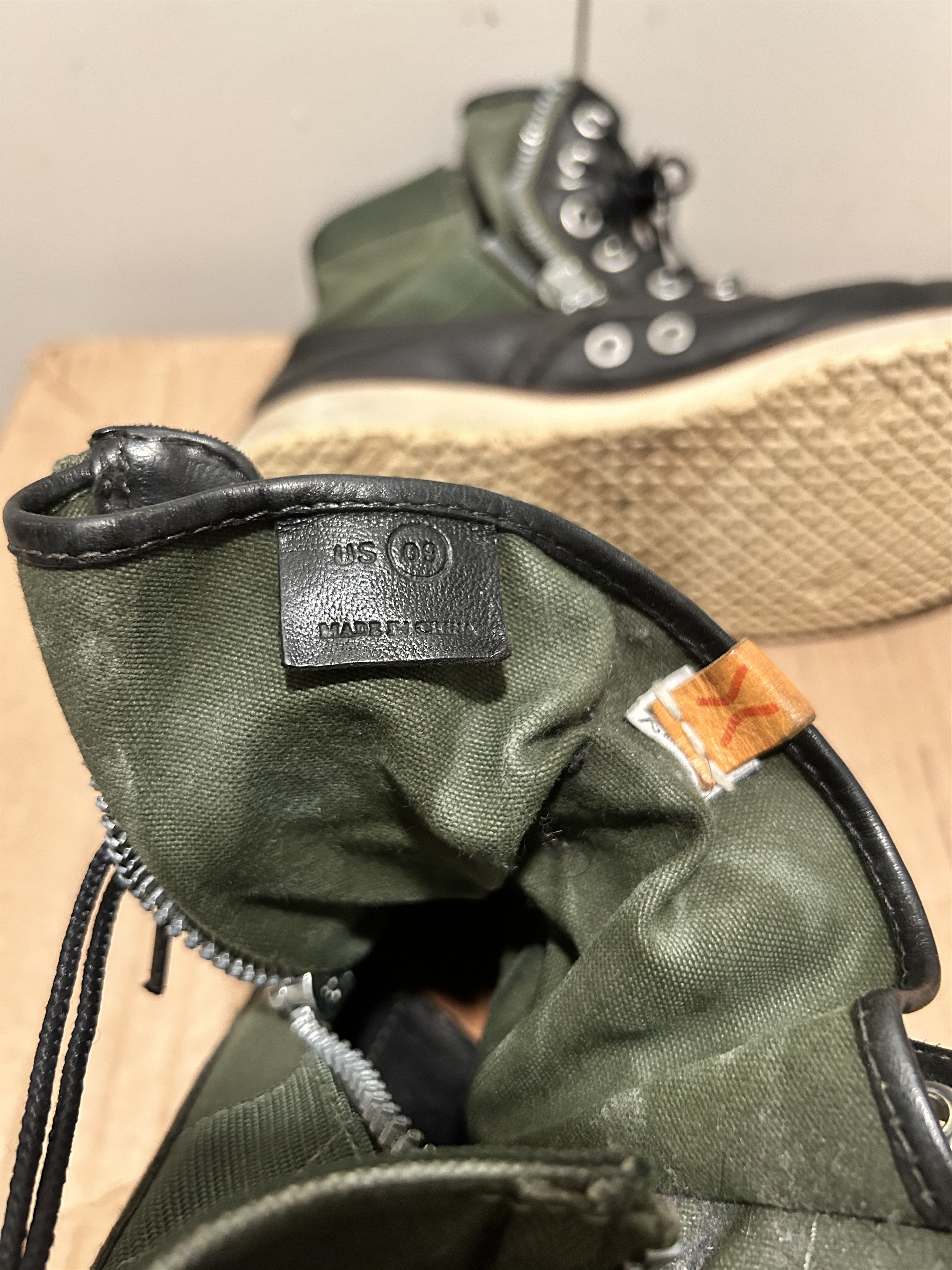 Visvim Visvim 7 Hole 73 Folk Boots Veggie Tan Black Olive Used Size US 9 / EU 42 - 9 Thumbnail