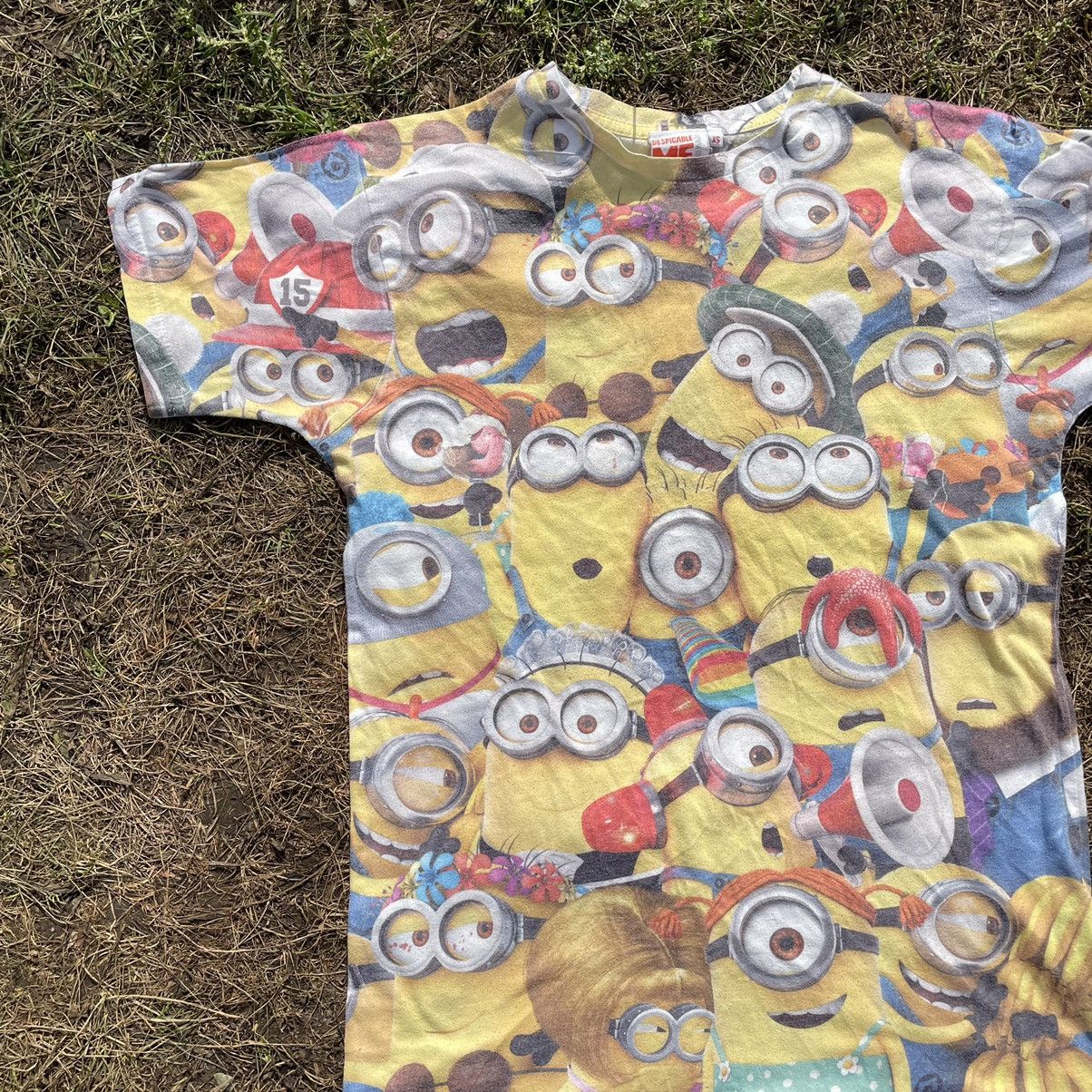 Cartoon Network Vintage Y2K Minions All Over Tee Face Humor Print Band Size US S / EU 44-46 / 1 - 3 Thumbnail
