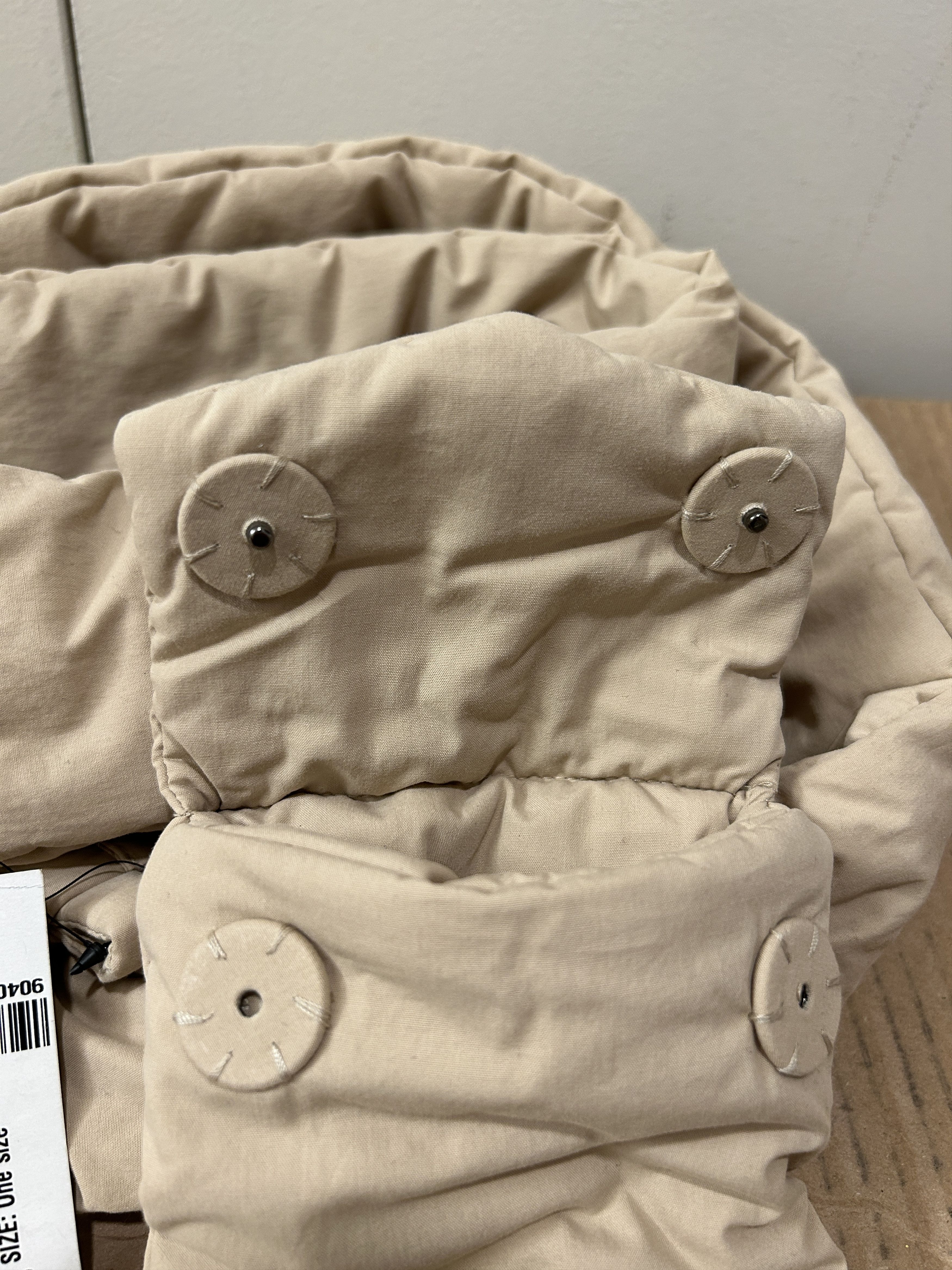 Dries Van Noten RUNWAY Cotton padded belt beige w/ detachable pouch Size ONE SIZE - 3 Thumbnail