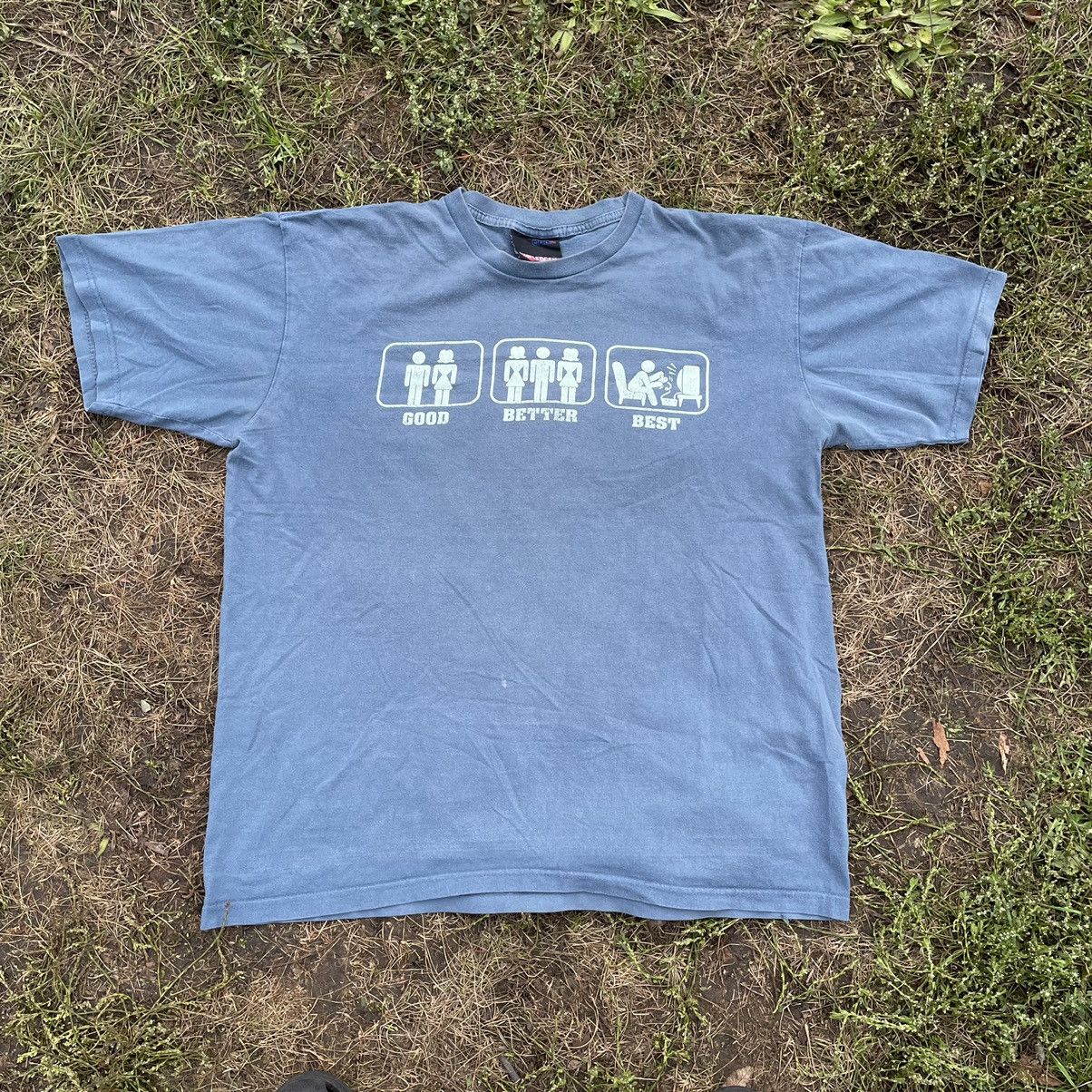 Vintage Vintage Y2K Sun Faded Graphic Tee Streetwear Skate Cropped L Size US L / EU 52-54 / 3 - 1 Thumbnail