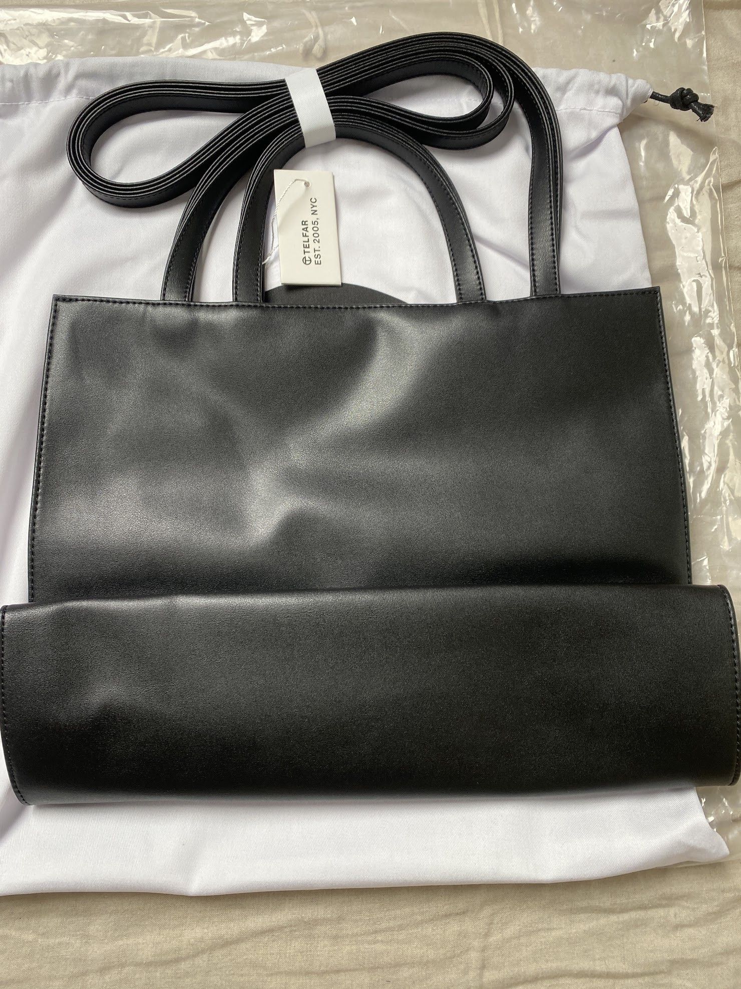 Telfar medium shopping bag tote -Black Size ONE SIZE - 2 Thumbnail