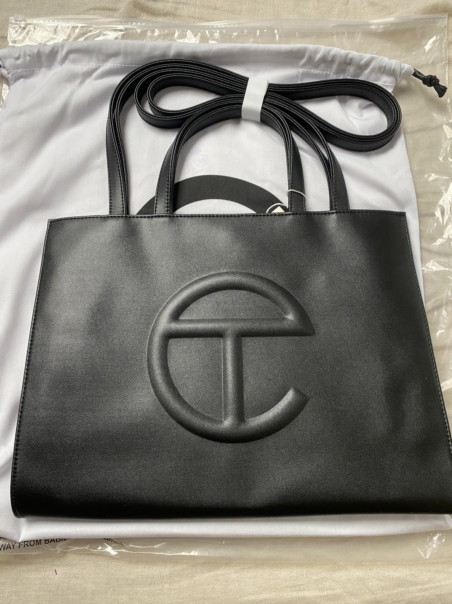 Telfar medium shopping bag tote -Black Size ONE SIZE - 1 Thumbnail