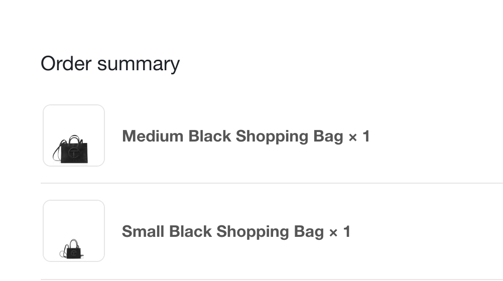 Telfar medium shopping bag tote -Black Size ONE SIZE - 6 Thumbnail