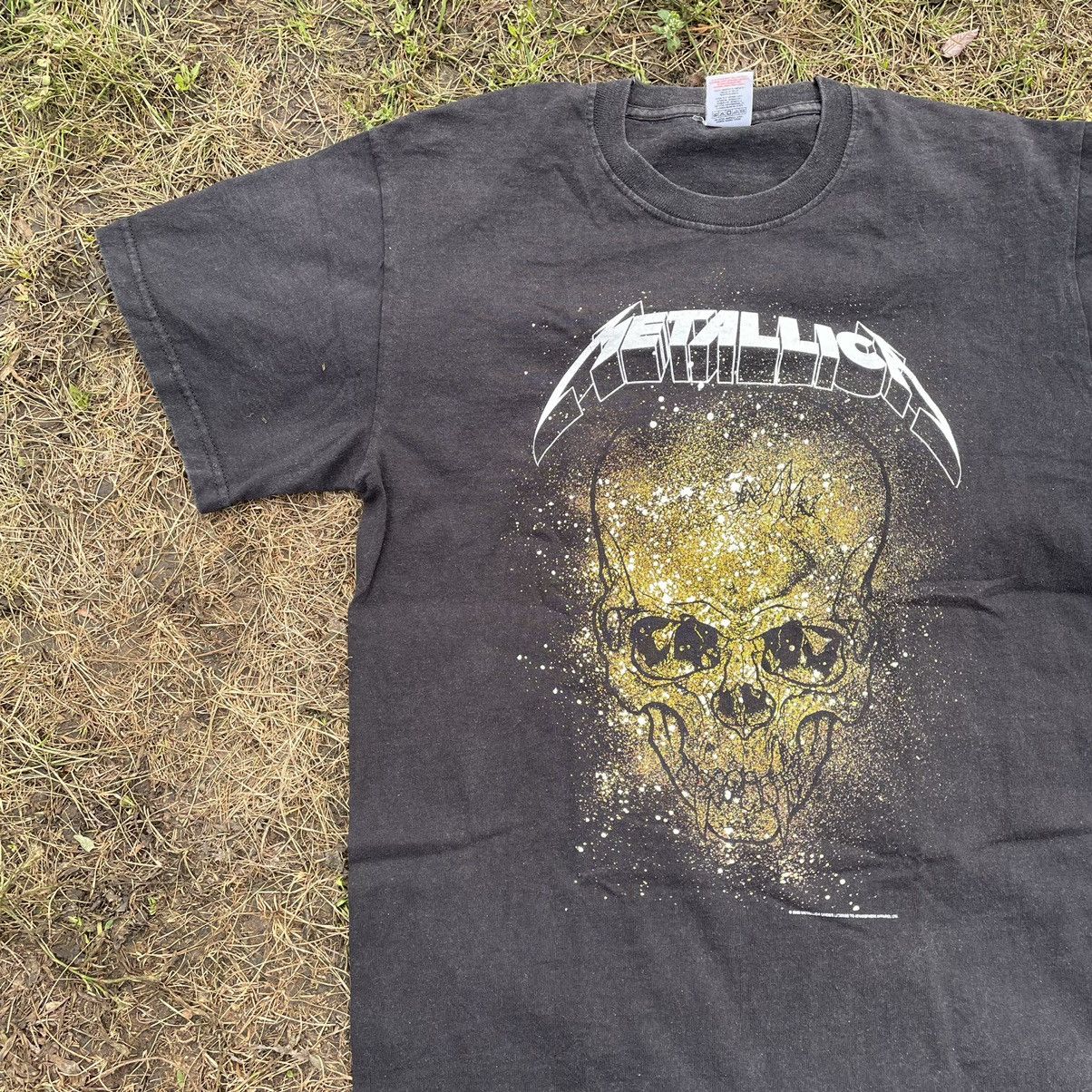 Vintage Vintage 90s Metallica Skull Graphic Tee Grunge Band Tee M Size US M / EU 48-50 / 2 - 2 Thumbnail