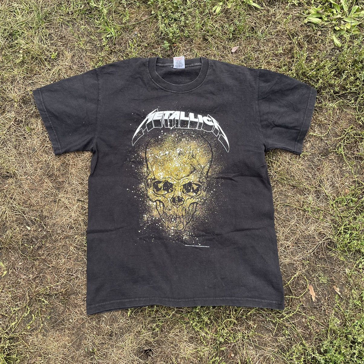 Vintage Vintage 90s Metallica Skull Graphic Tee Grunge Band Tee M Size US M / EU 48-50 / 2 - 1 Thumbnail