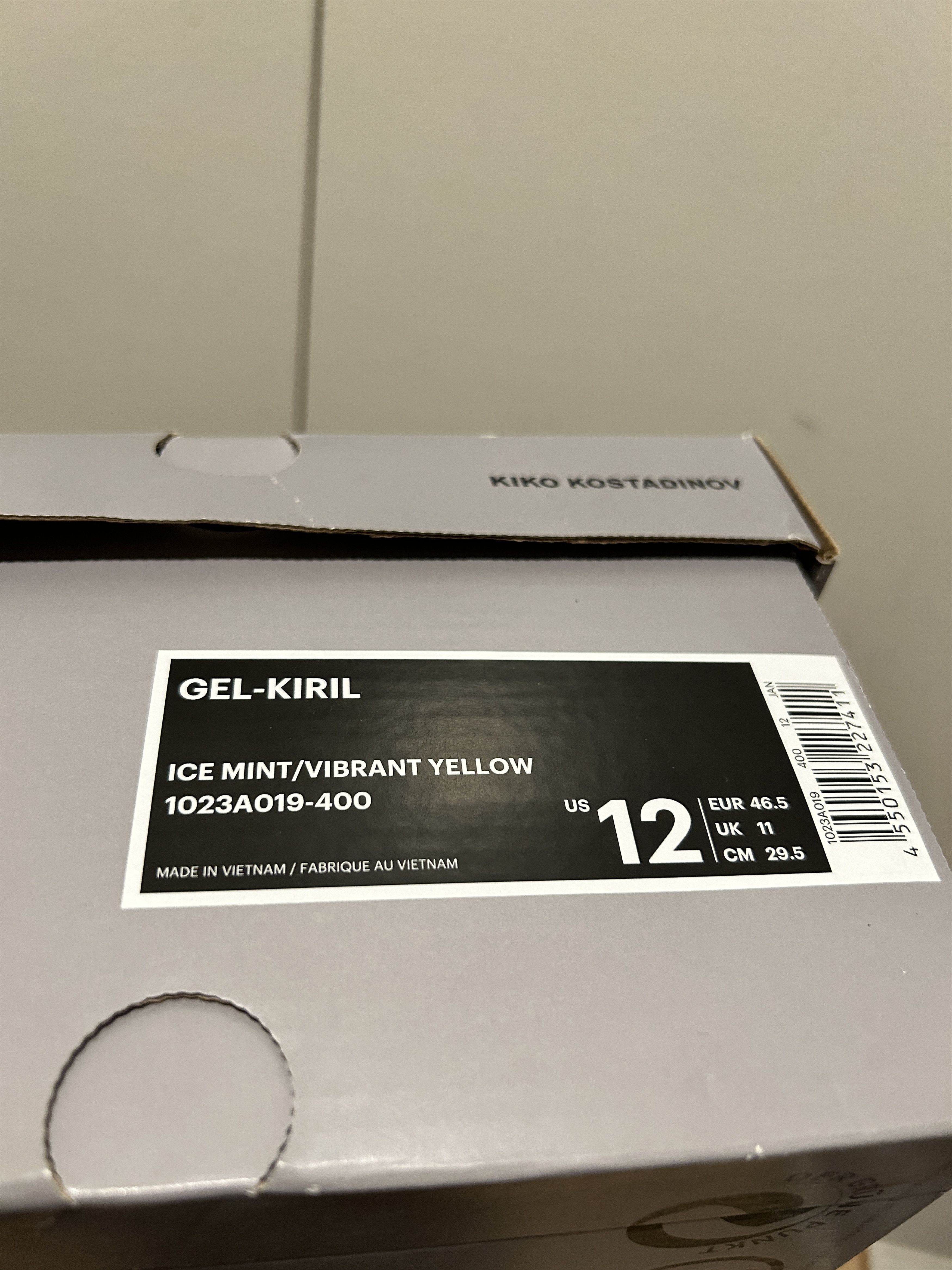 Asics × Kiko Kostadinov ASICS GEL-Kiril x Kiko Kostadinov Black 12 Size US 12 / EU 45 - 9 Thumbnail