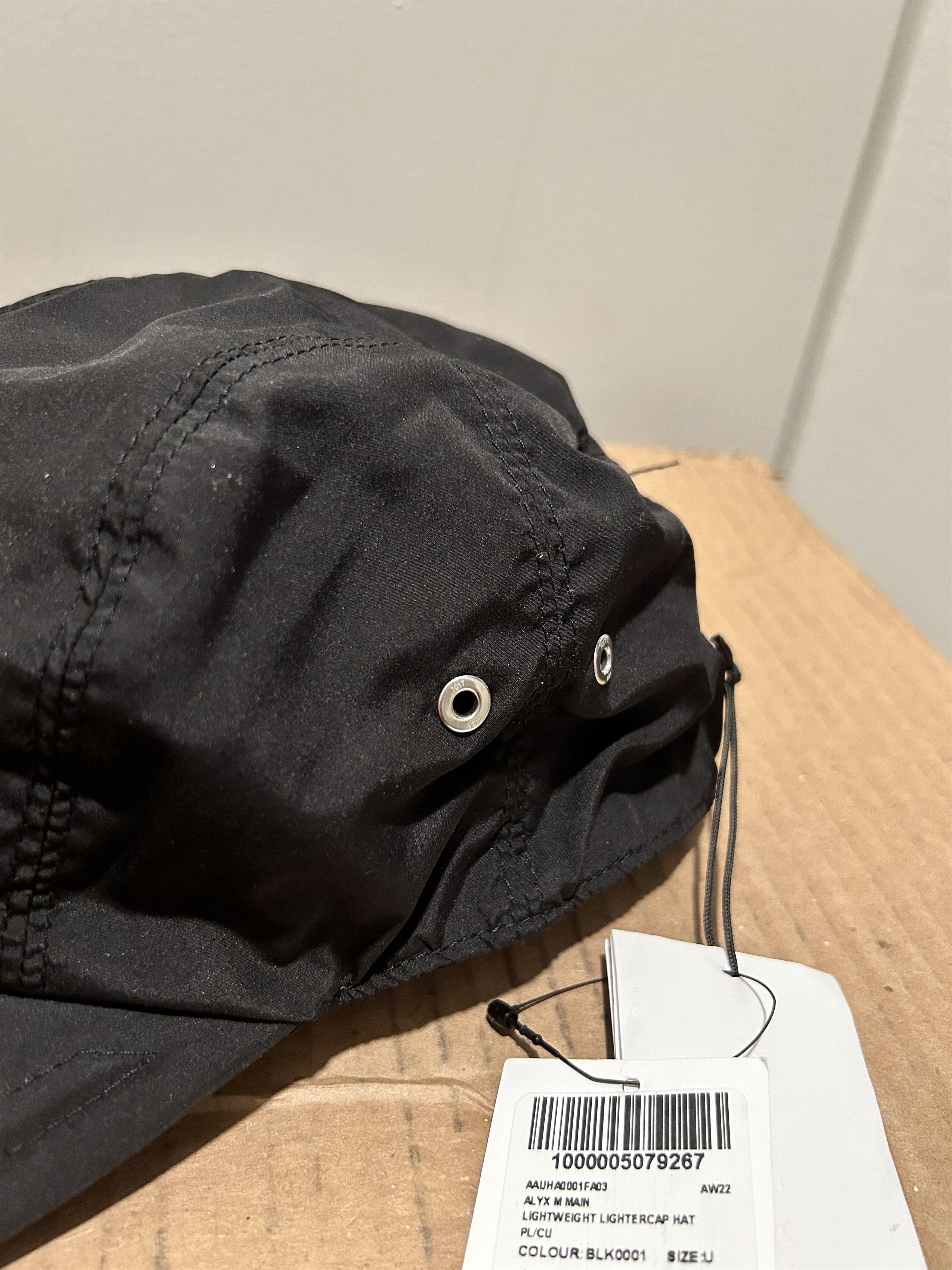 1017 ALYX 9SM Alyx lightweight hat cap black Size ONE SIZE - 3 Thumbnail