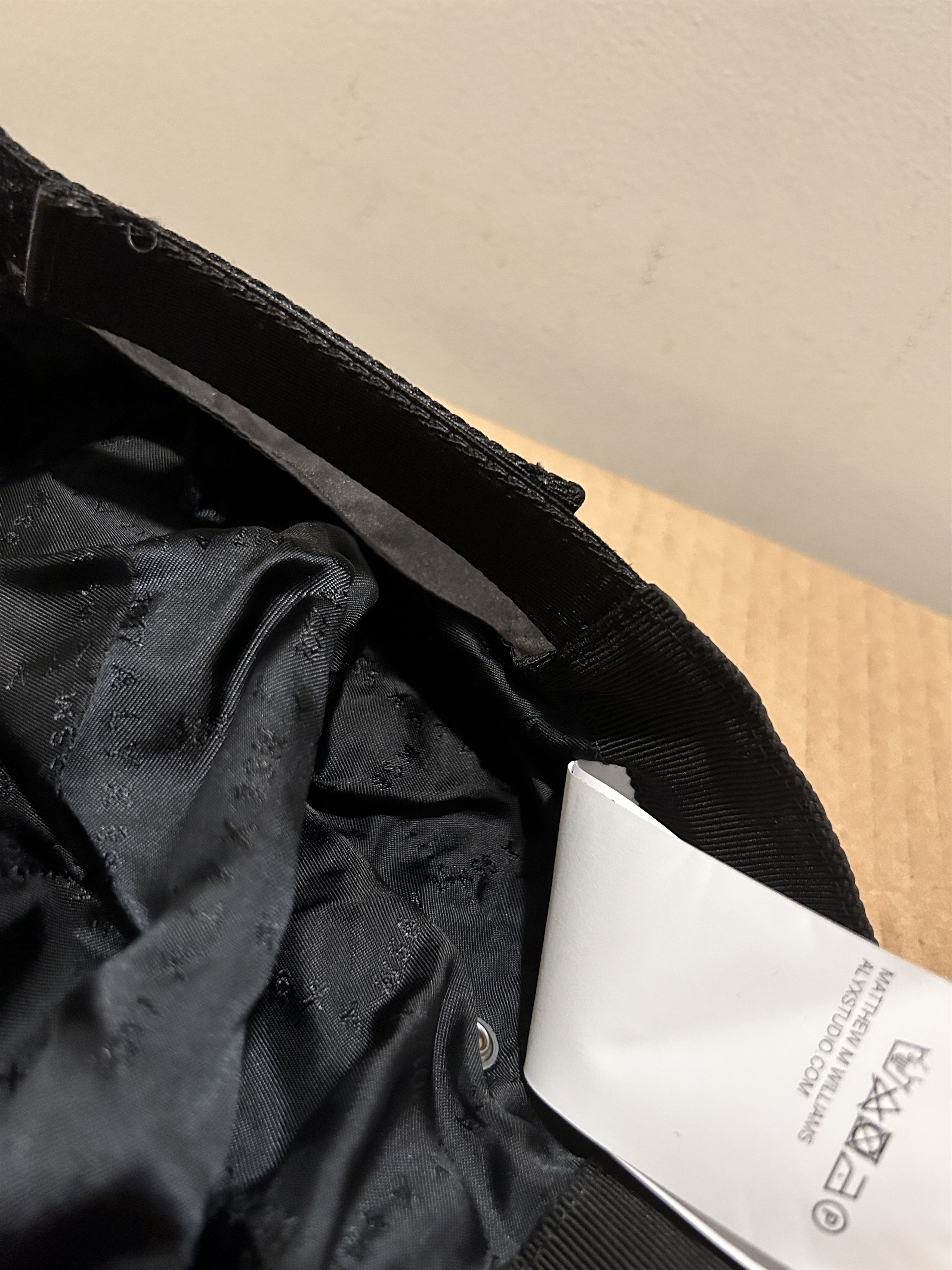1017 ALYX 9SM Alyx lightweight hat cap black Size ONE SIZE - 9 Thumbnail