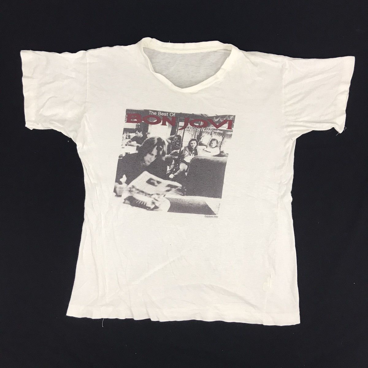 Band Tees The Best Of Bon Jovi American Hard Rock Band Size S / US 4 / IT 40 - 1 Thumbnail