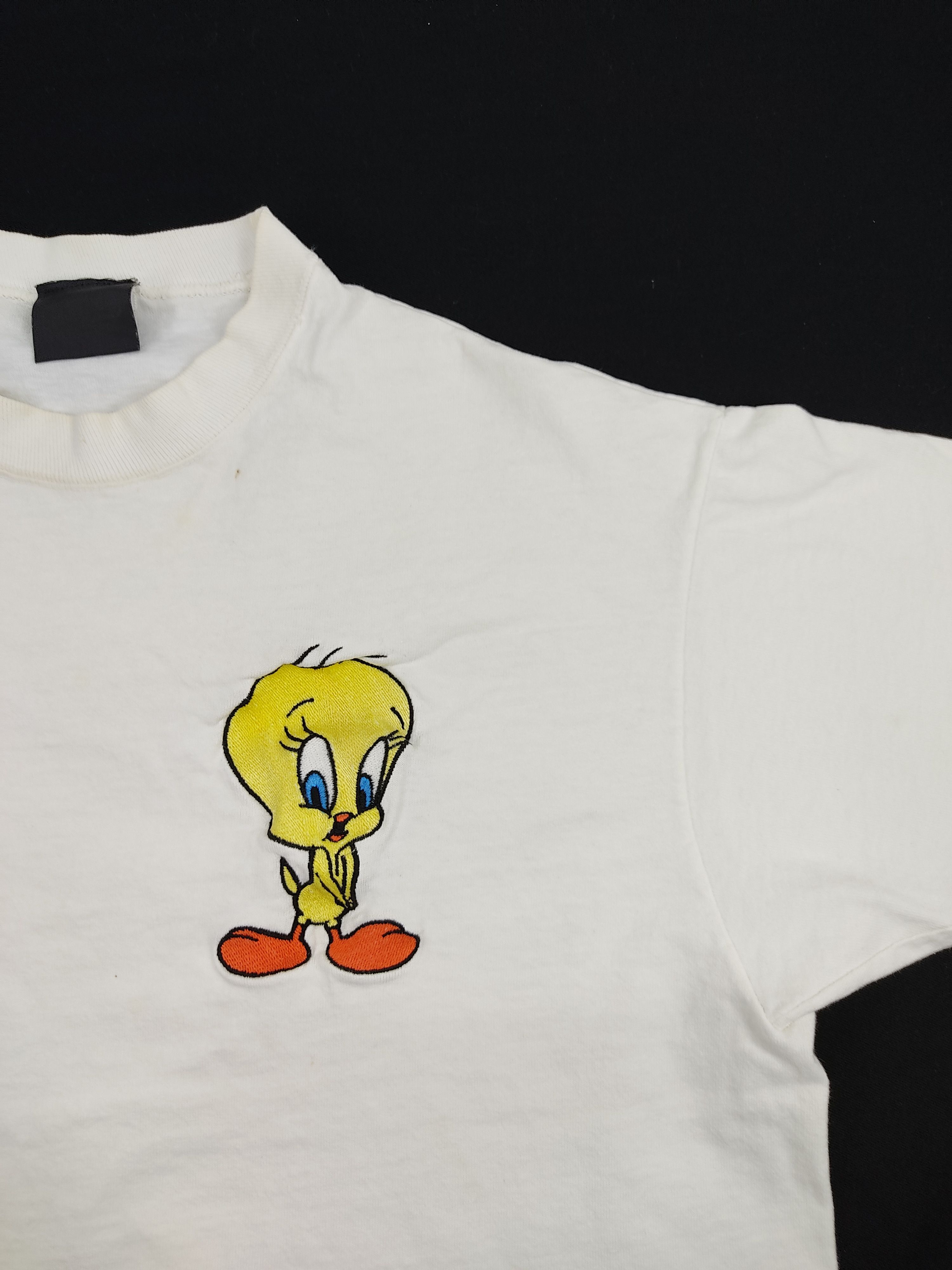 Cartoon Network Vintage 90s Tweety Warner Bros Disney Tee Size US M / EU 48-50 / 2 - 2 Thumbnail