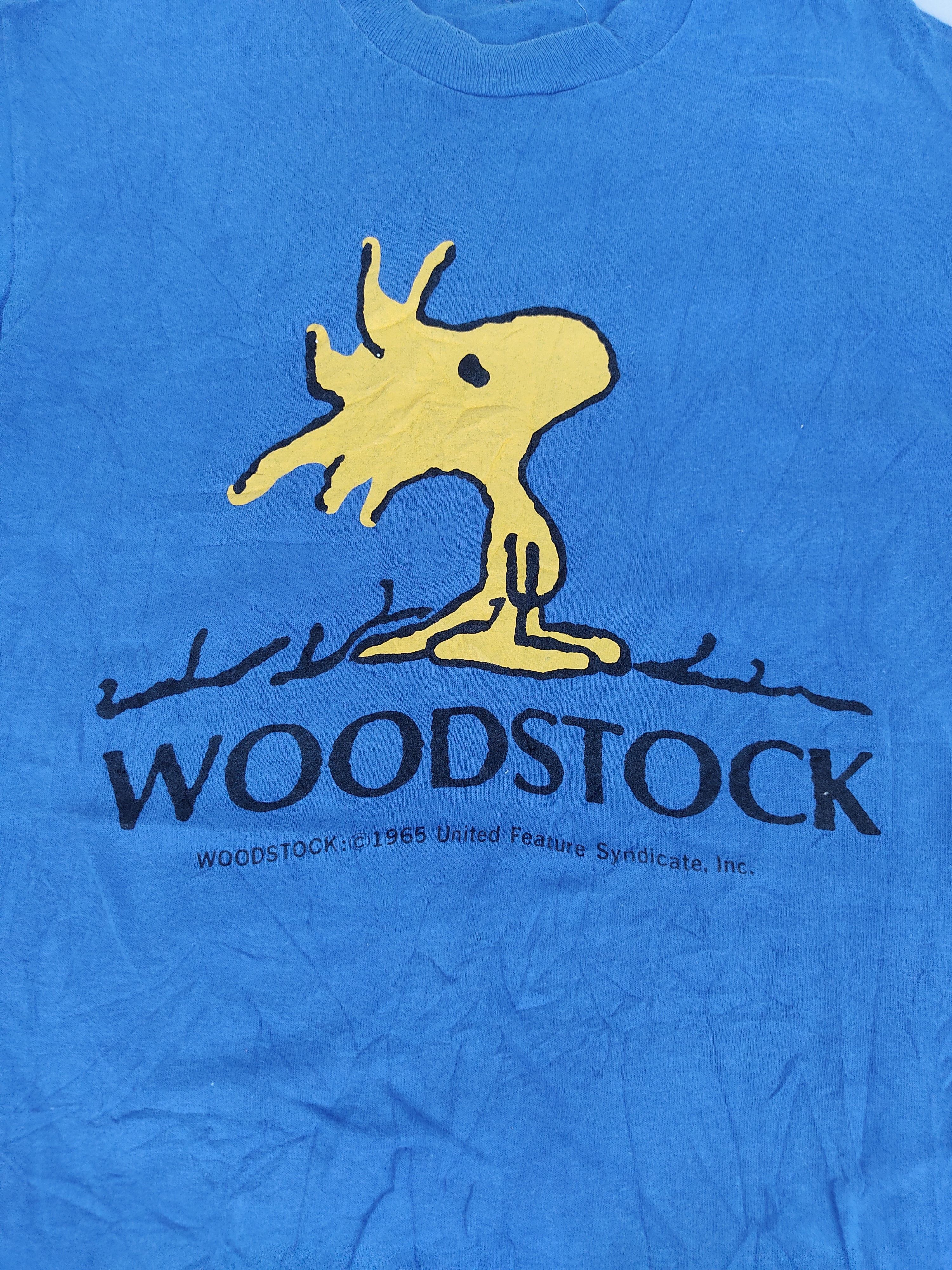Peanuts Vintage 90s Snoopy Woodstock Big Cartoon Peanuts Character Size US M / EU 48-50 / 2 - 2 Thumbnail