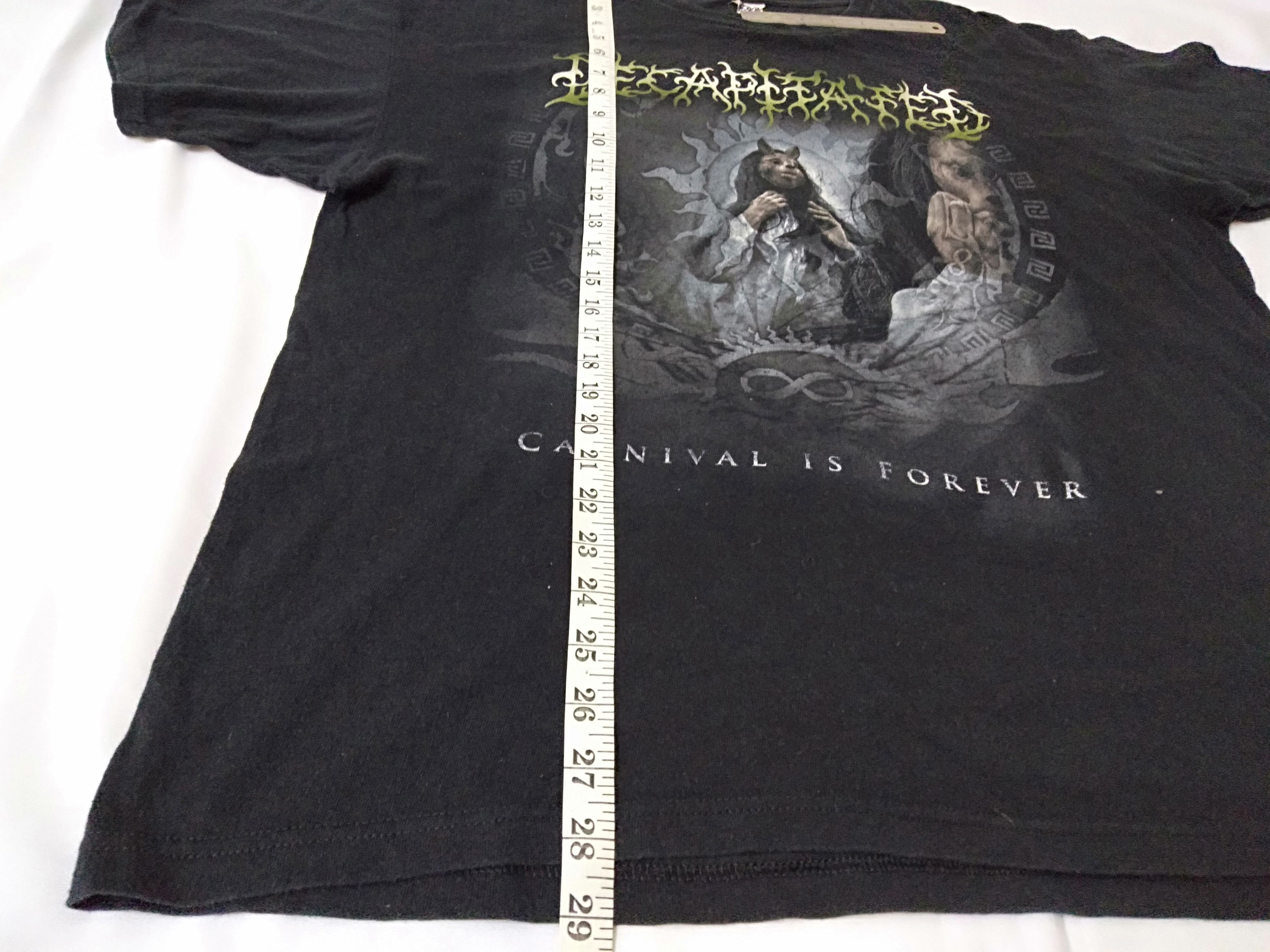 Band Tees Vintage Decapitated Carnival Is Forever Fifth Studio Album Size US XL / EU 56 / 4 - 6 Thumbnail