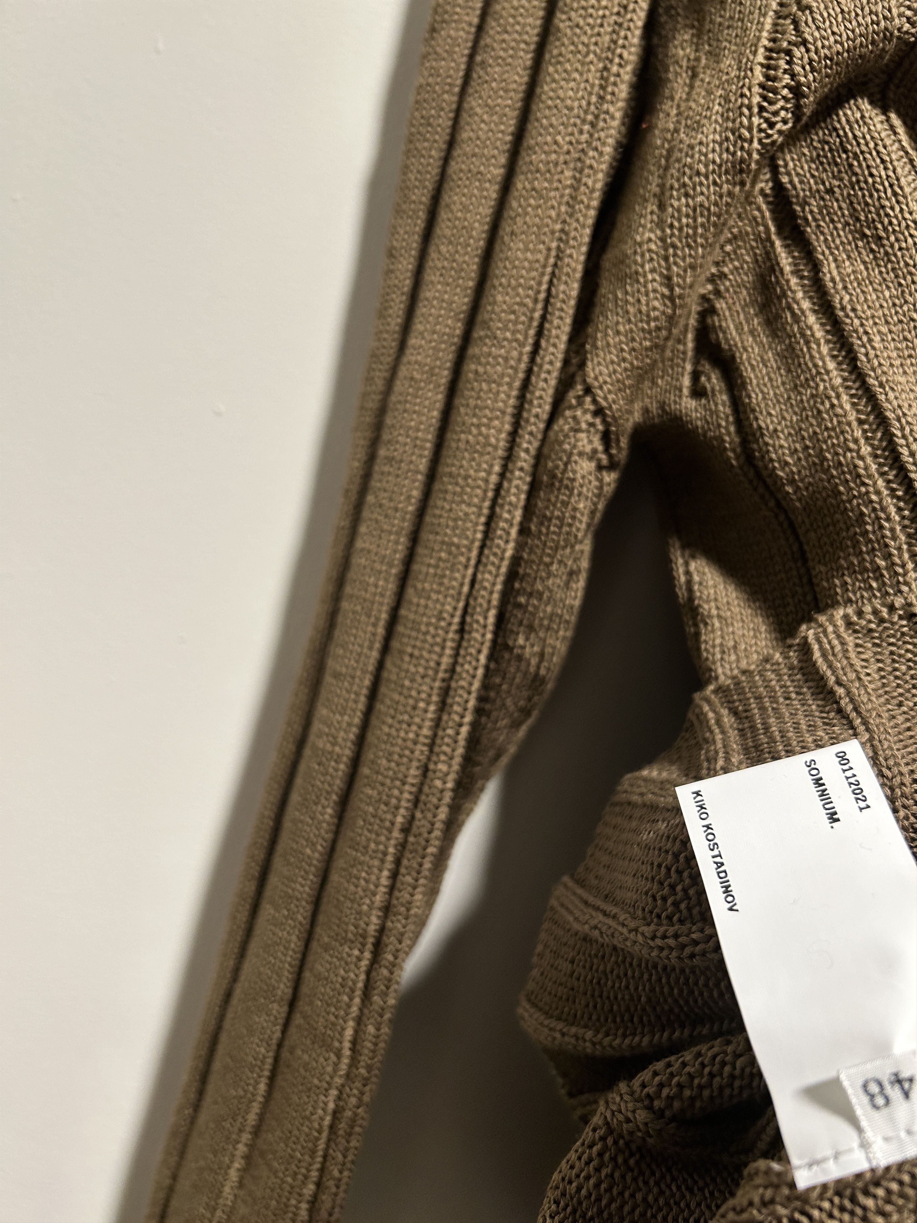 Kiko Kostadinov Kiko Kostadinov Harkman Knit Zip Cardigan in Marron Size US M / EU 48-50 / 2 - 8 Thumbnail