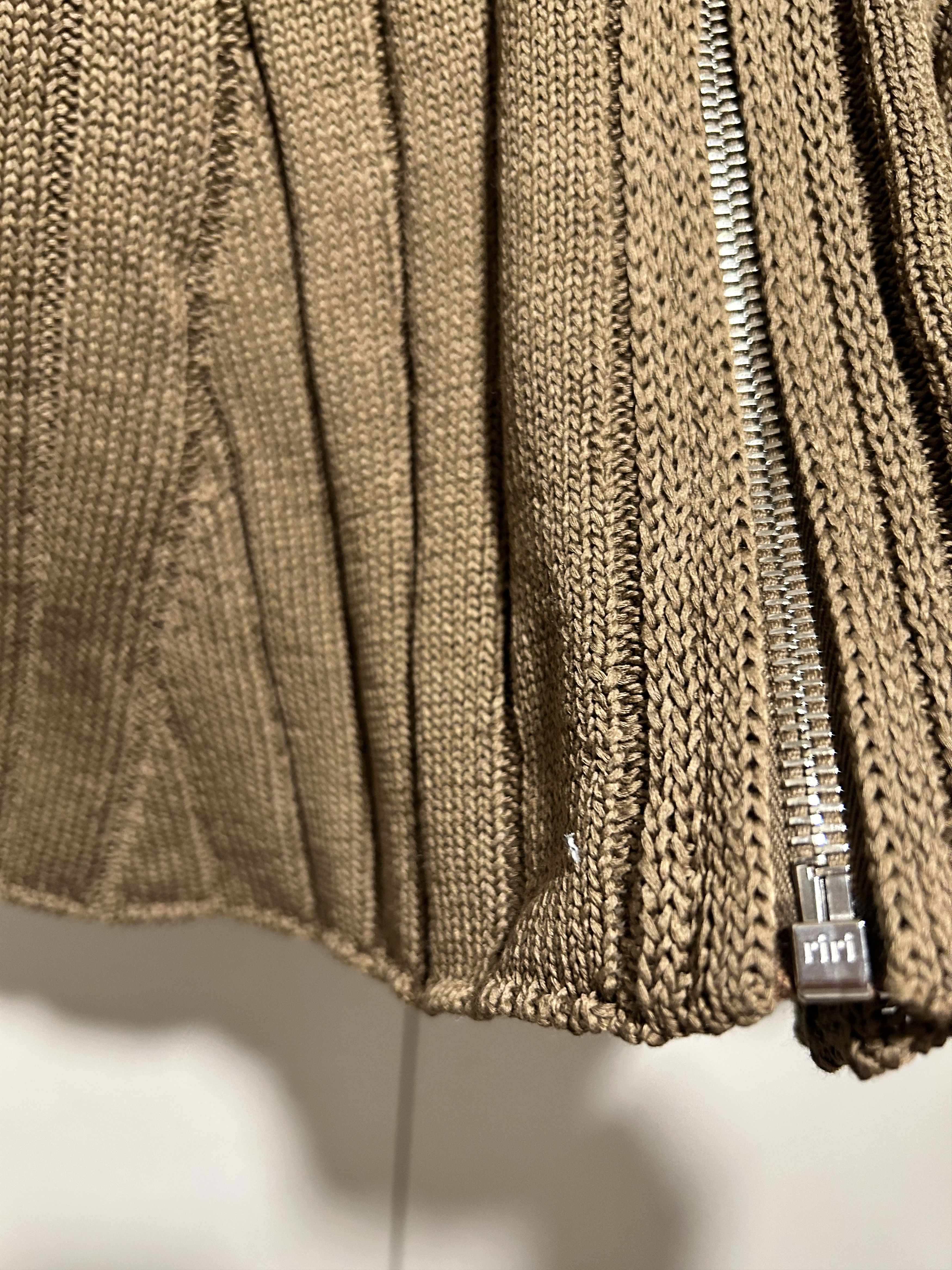 Kiko Kostadinov Kiko Kostadinov Harkman Knit Zip Cardigan in Marron Size US M / EU 48-50 / 2 - 6 Thumbnail