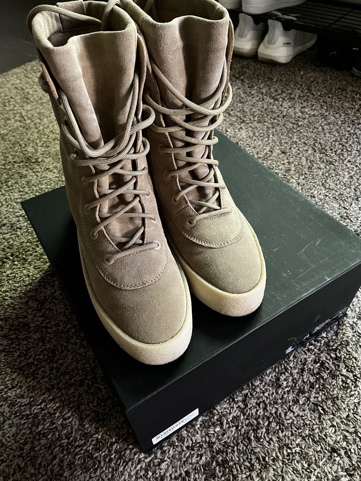 yeezy season 2 crepe boots