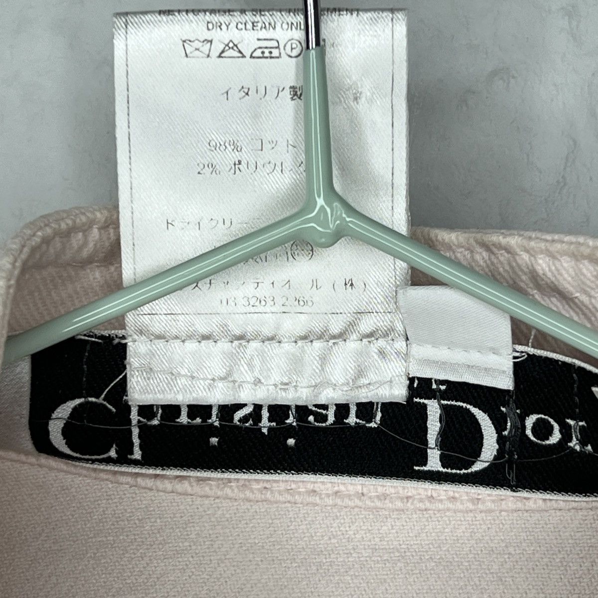 Christian Dior Monsieur Christian Dior Paris Baby Pink Denim Jeans Jacket Metal Logo Size XS / US 0-2 / IT 36-38 - 8 Thumbnail