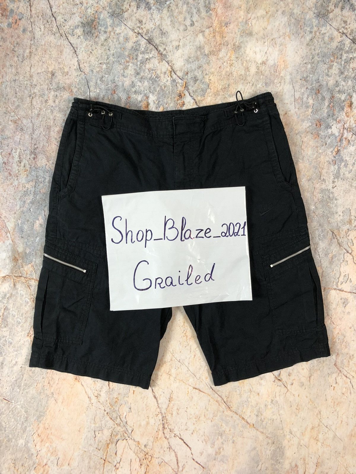 Nike × Vintage Nike zip shorts Size US 32 / EU 48 - 3 Thumbnail
