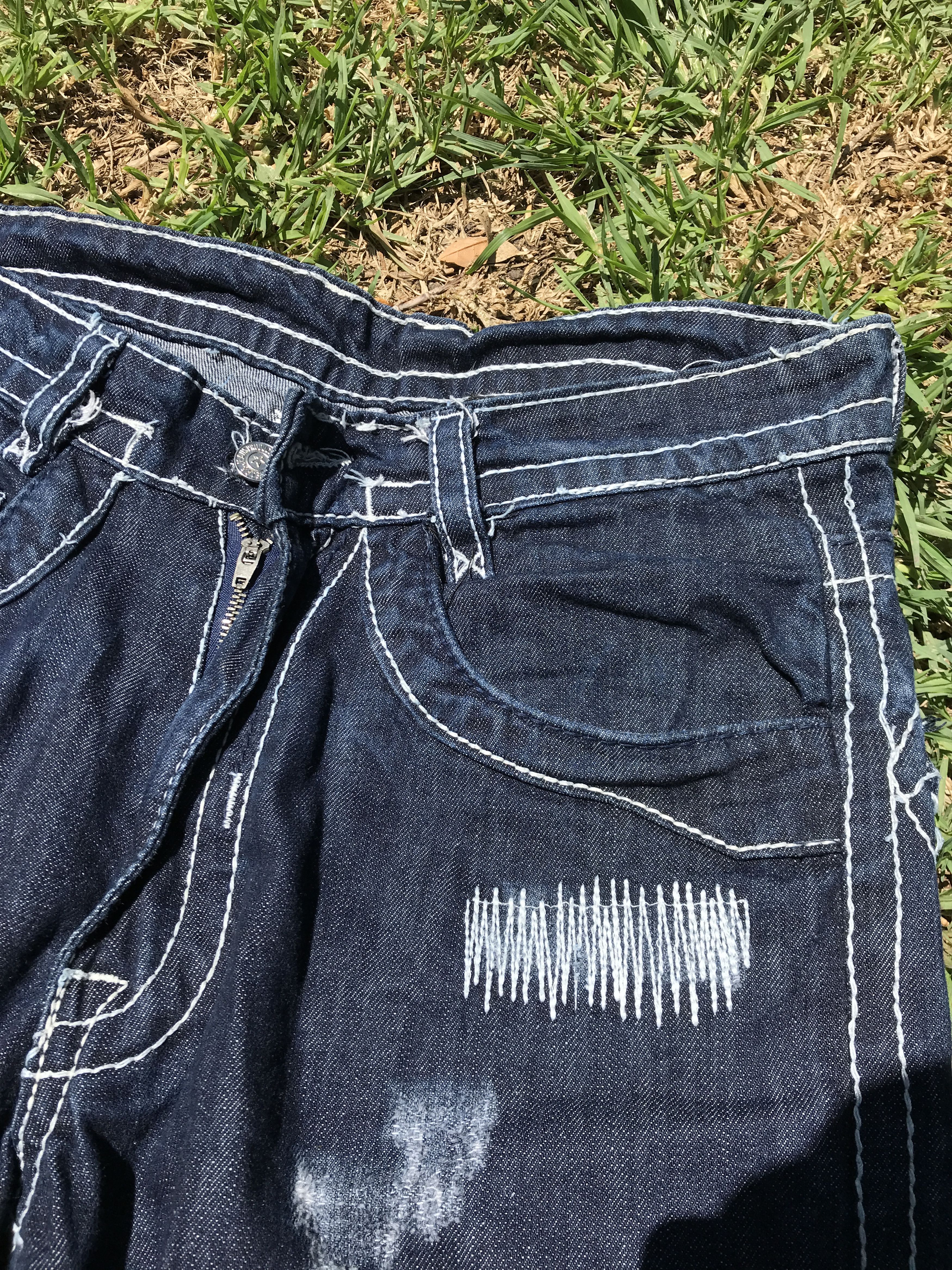 Smoke Rise Smoke Rise Distressed Jeans Size US 32 / EU 48 - 5 Thumbnail