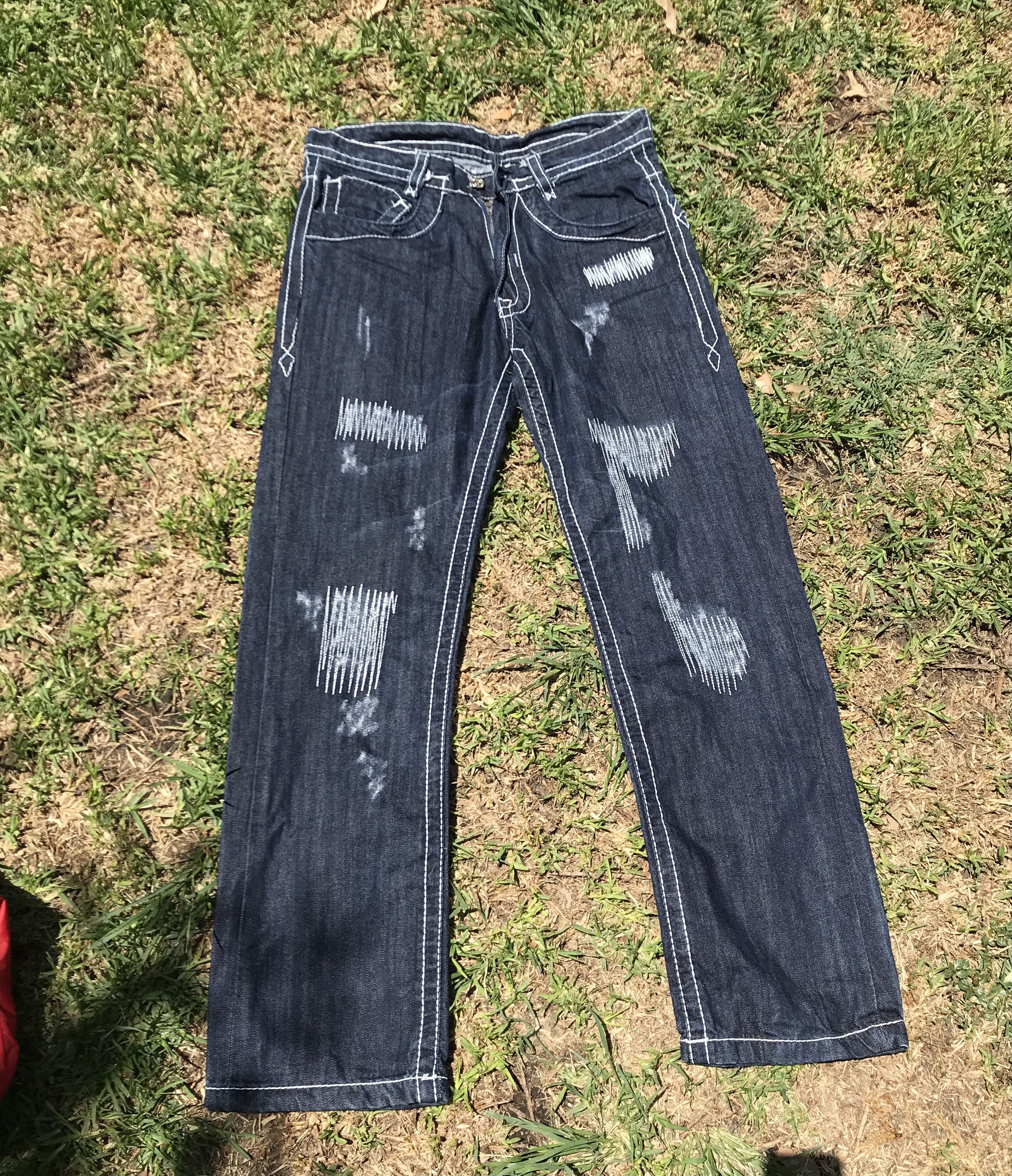 Smoke Rise Smoke Rise Distressed Jeans Size US 32 / EU 48 - 1 Thumbnail