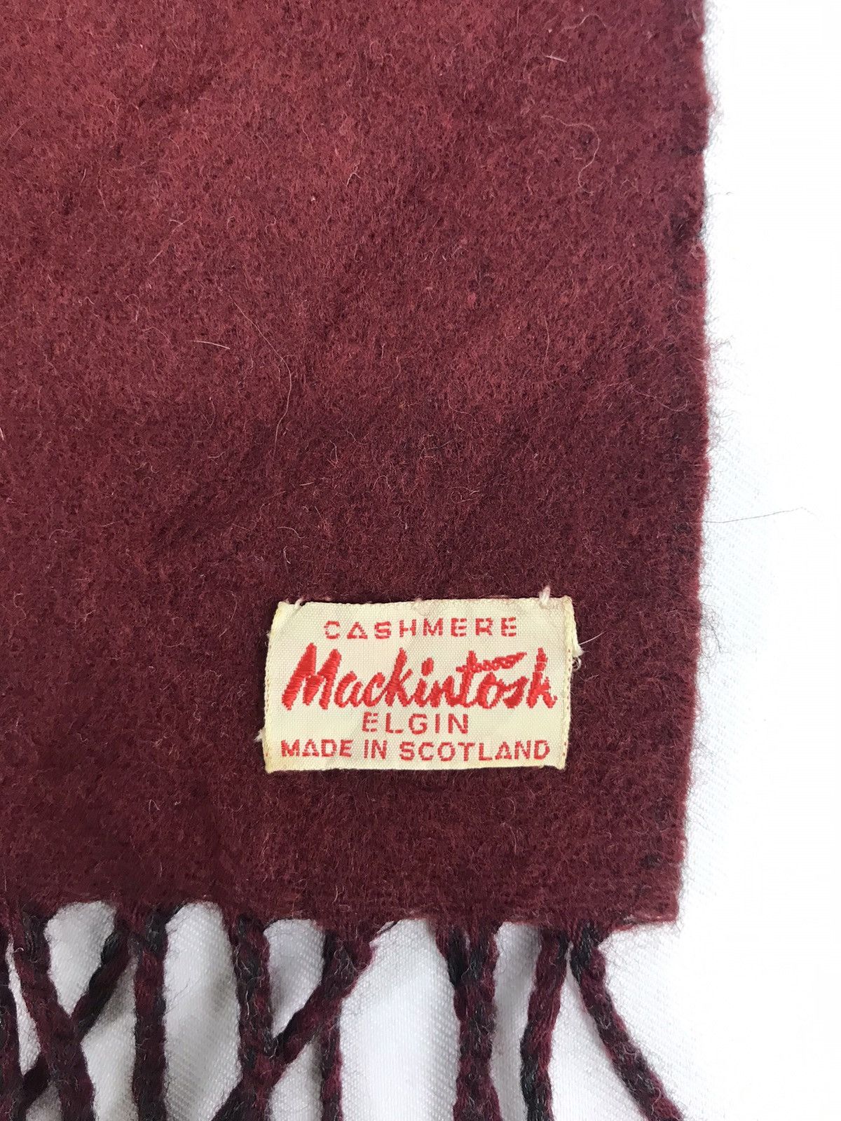 Mackintosh Vintage Mackintosh Elgin England Muffler Scarf Cashmer Size ONE SIZE - 4 Thumbnail