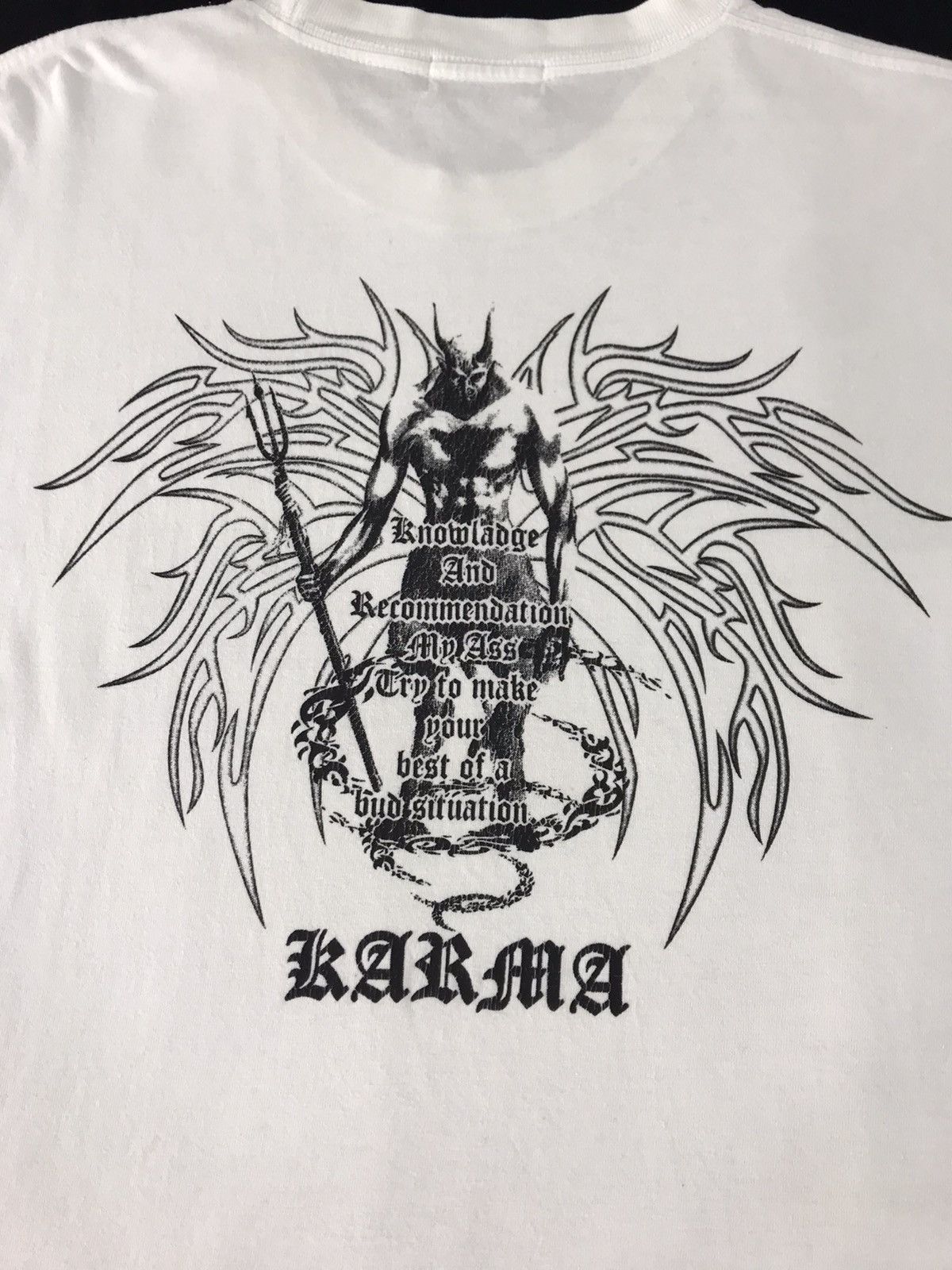 Other Los Angeles Karma Heavy Metal Gothic Art Tee Size US L / EU 52-54 / 3 - 2 Thumbnail