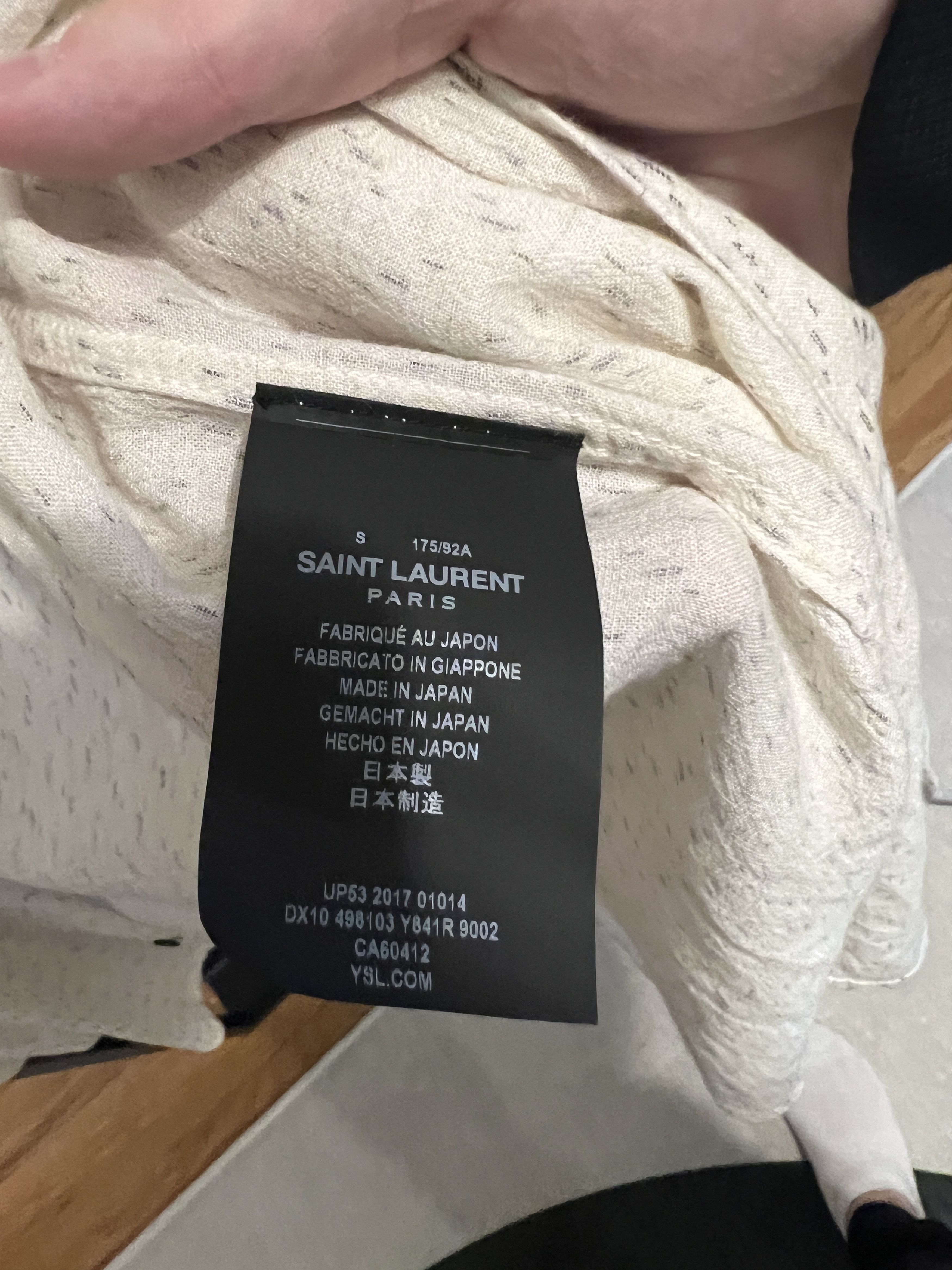 Saint Laurent Paris Button up short Size US M / EU 48-50 / 2 - 3 Thumbnail