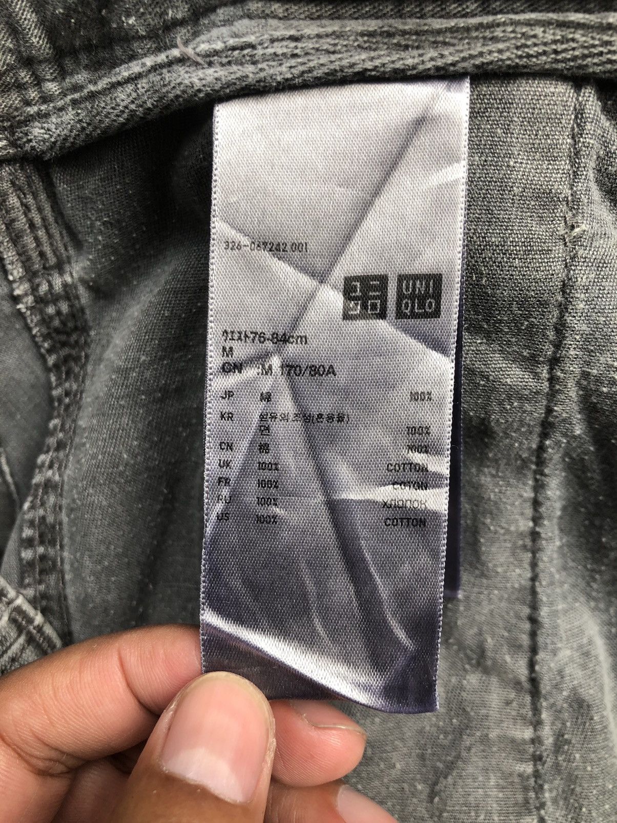 Uniqlo uniqlo cargo pants tactical multipocket bondage distressed Size US 33 - 13 Thumbnail