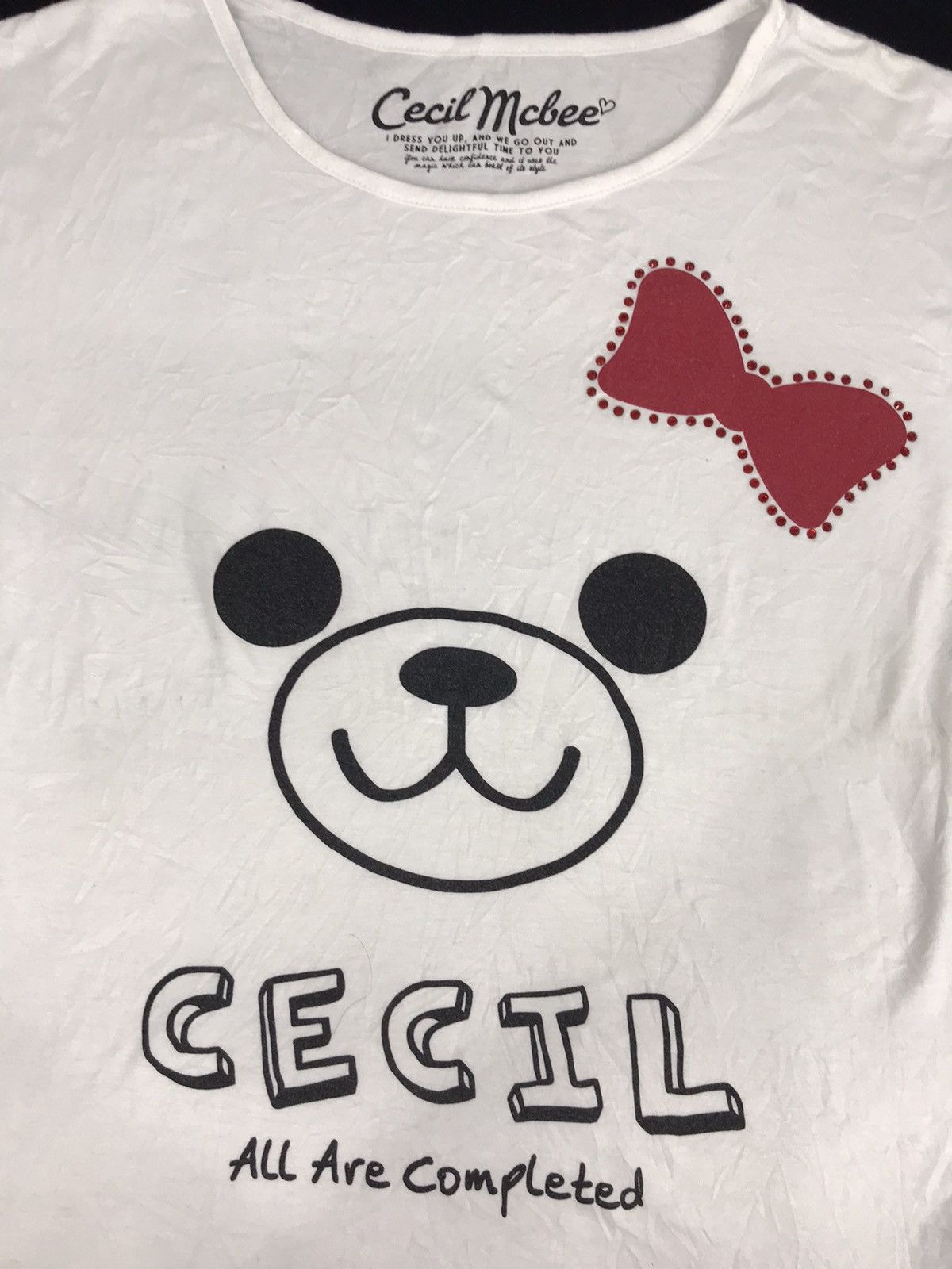 Japanese Brand Cecil McBee Printed Tee Nice Design Panda Size M / US 6-8 / IT 42-44 - 2 Thumbnail