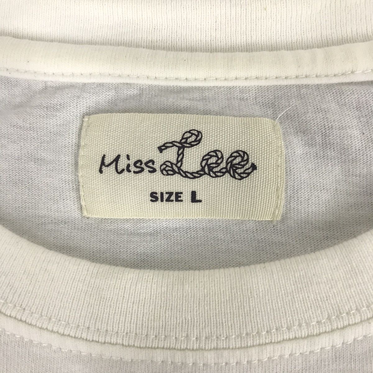 Lee Vintage Miss Lee Box Logo Spell Out Tee Art Designer Brand Size S / US 4 / IT 40 - 3 Thumbnail