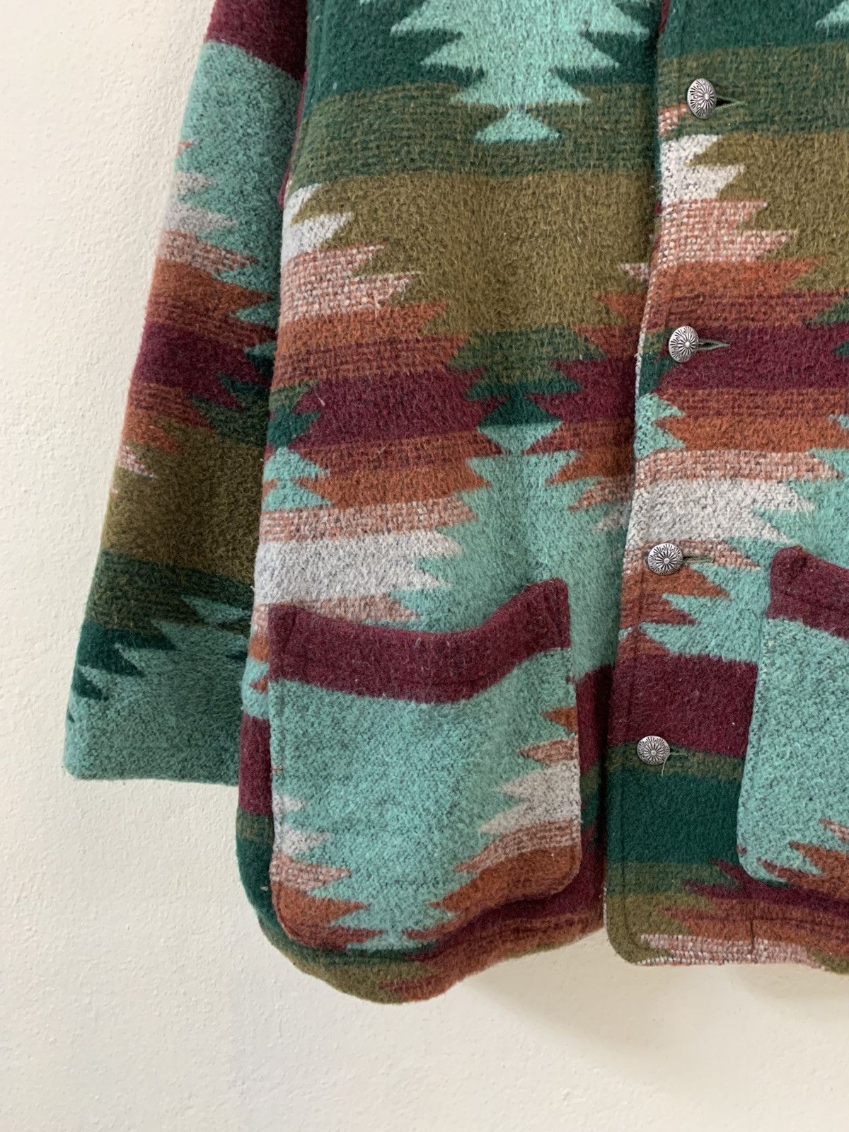 Vintage Bourbon House Navajo Aztech Nice Design Jacket Size US L / EU 52-54 / 3 - 3 Thumbnail