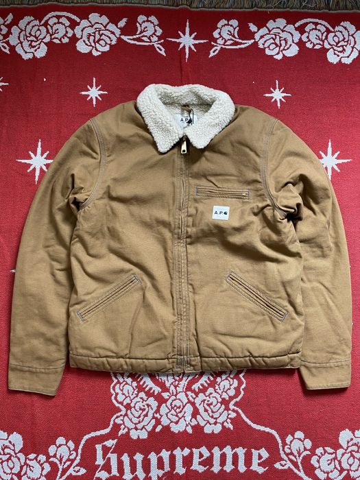 A.P.C. RARE!!! 11AW A.P.C. x Carhartt Detroit Revisited Jacket