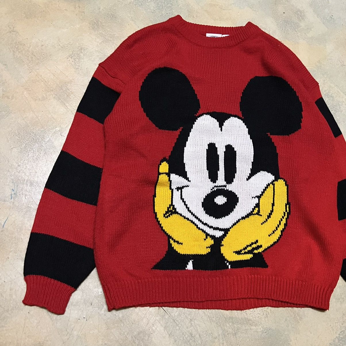 Disney Mickey Mouse Knitwear Sweatshirt Big Logo Size S / US 4 / IT 40 - 4 Thumbnail