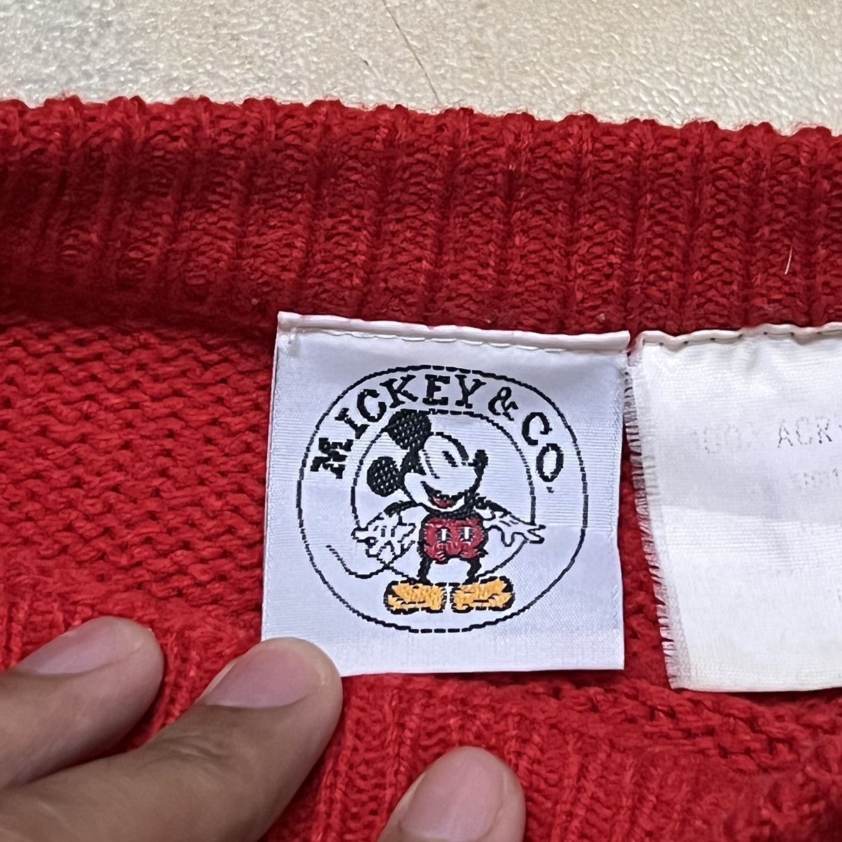 Disney Mickey Mouse Knitwear Sweatshirt Big Logo Size S / US 4 / IT 40 - 5 Thumbnail