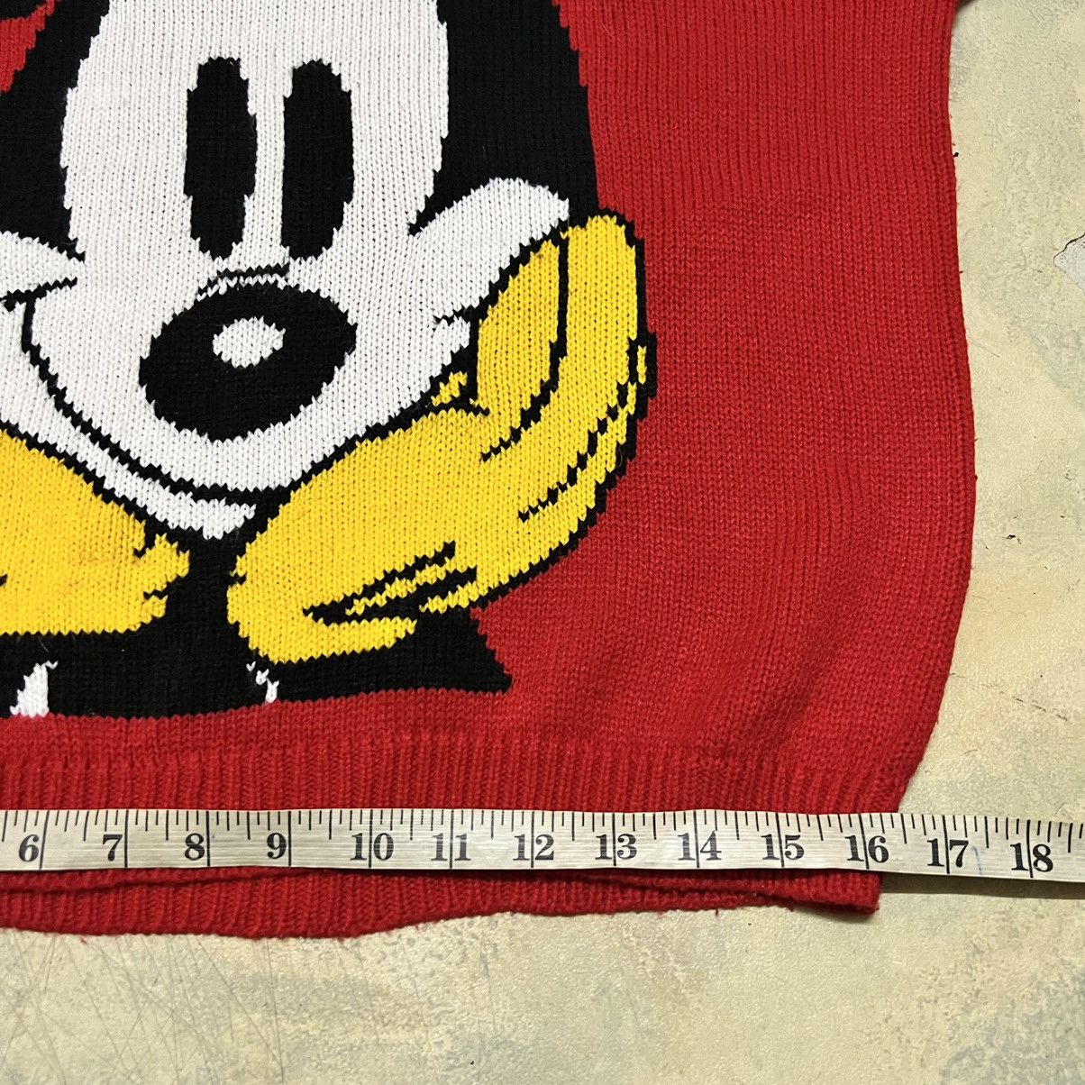 Disney Mickey Mouse Knitwear Sweatshirt Big Logo Size S / US 4 / IT 40 - 10 Thumbnail