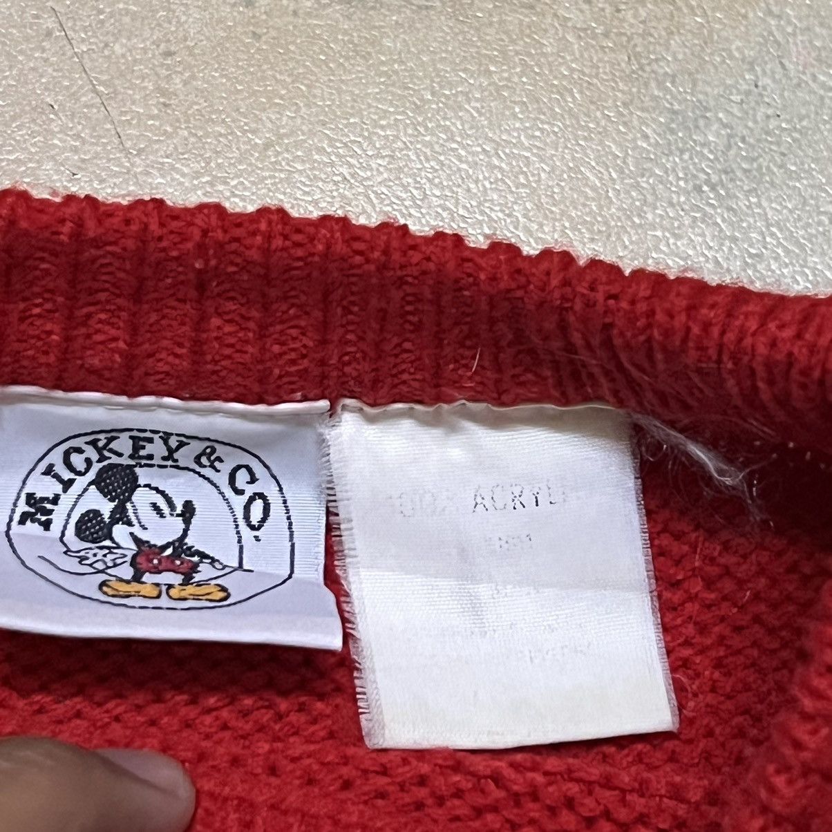 Disney Mickey Mouse Knitwear Sweatshirt Big Logo Size S / US 4 / IT 40 - 6 Thumbnail