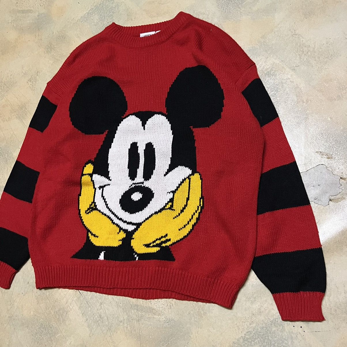 Disney Mickey Mouse Knitwear Sweatshirt Big Logo Size S / US 4 / IT 40 - 2 Thumbnail
