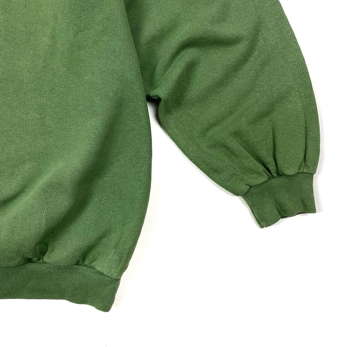 Vintage 1990’s Vintage Green Blank Boxy Sweatshirt Size US S / EU 44-46 / 1 - 4 Thumbnail