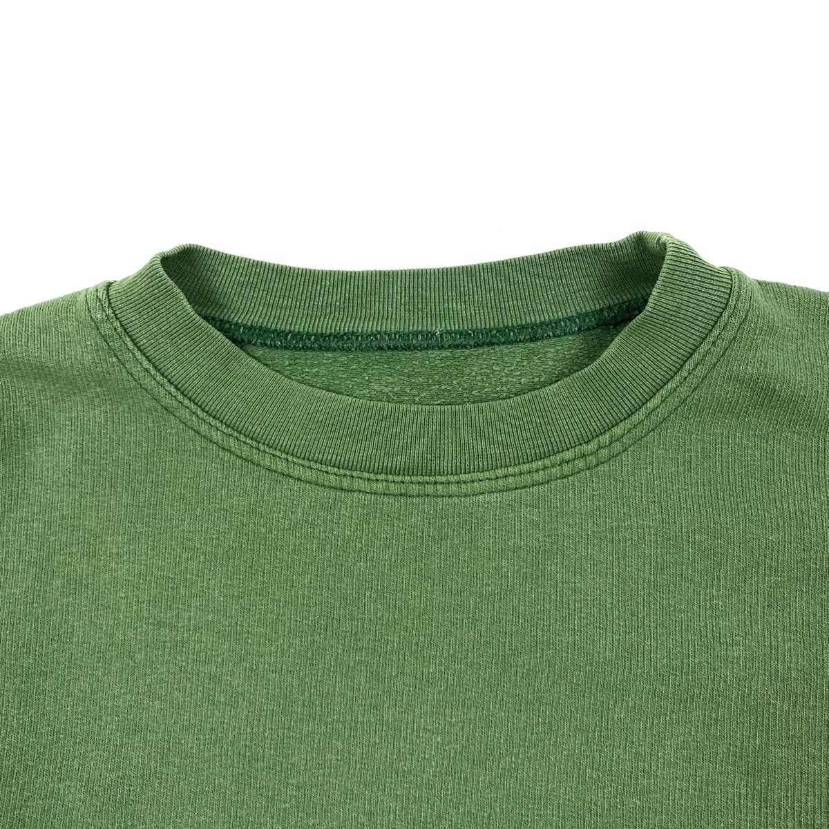 Vintage 1990’s Vintage Green Blank Boxy Sweatshirt Size US S / EU 44-46 / 1 - 3 Thumbnail