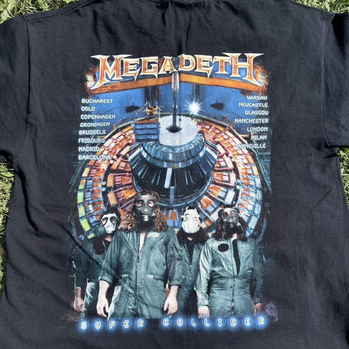 Vintage Vintage Y2K Megadeth Graphic Tee Band Punk Streetwear Boxy L Size US L / EU 52-54 / 3 - 6 Thumbnail