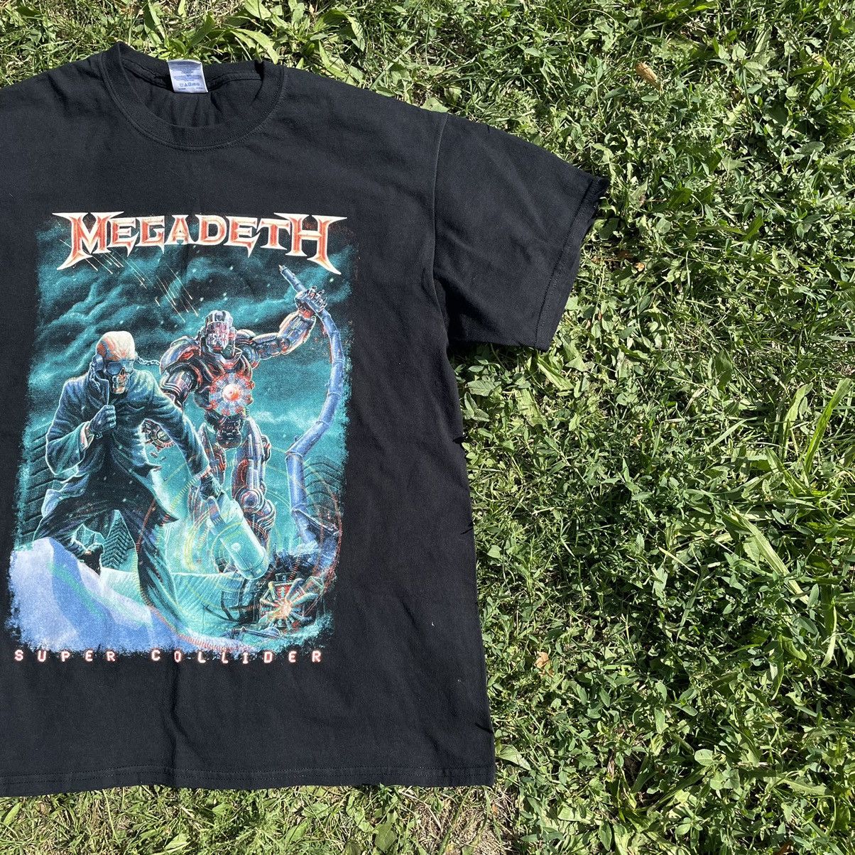 Vintage Vintage Y2K Megadeth Graphic Tee Band Punk Streetwear Boxy L Size US L / EU 52-54 / 3 - 2 Thumbnail