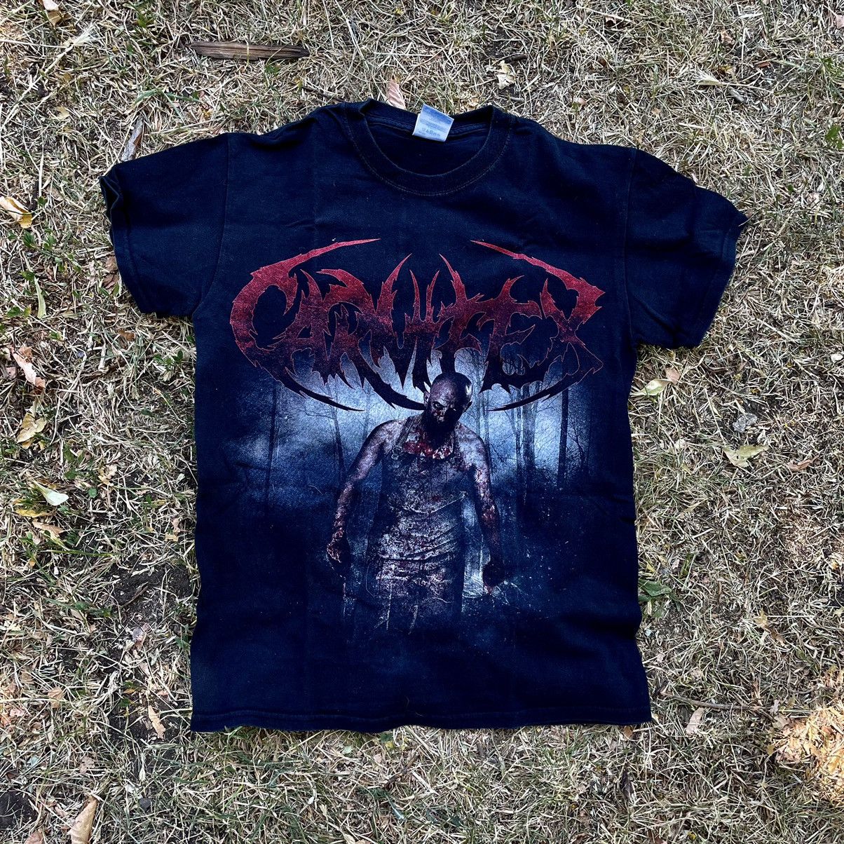Vintage Vintage Y2K Carnifex Band Tee Graphic Dark Metal Grunge S Size US S / EU 44-46 / 1 - 1 Thumbnail