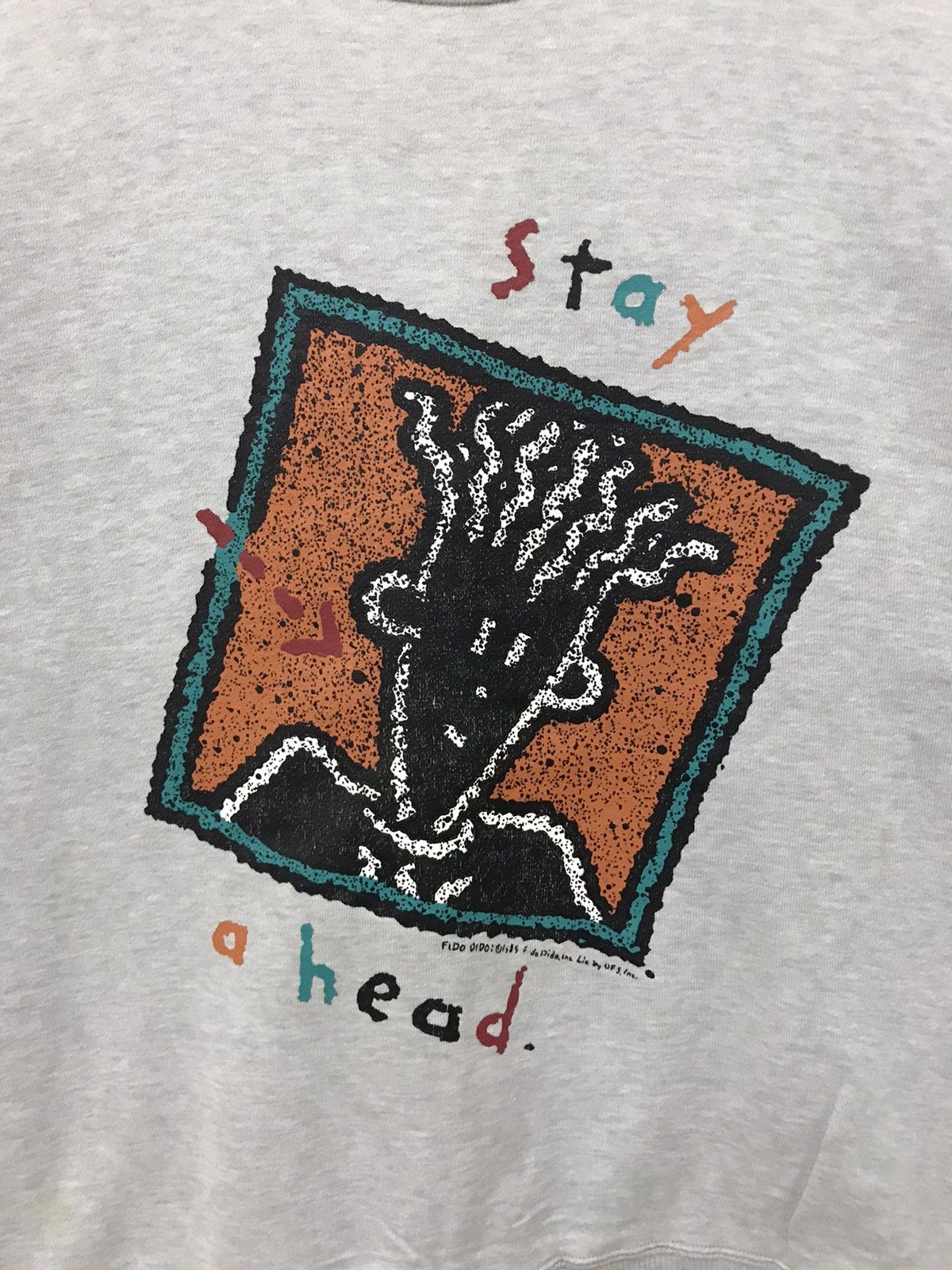 Cartoon Network × Vintage Vintage 80’s Dido Fido Mirror Sweatshirt Crewneck Big Print Size US M / EU 48-50 / 2 - 6 Thumbnail