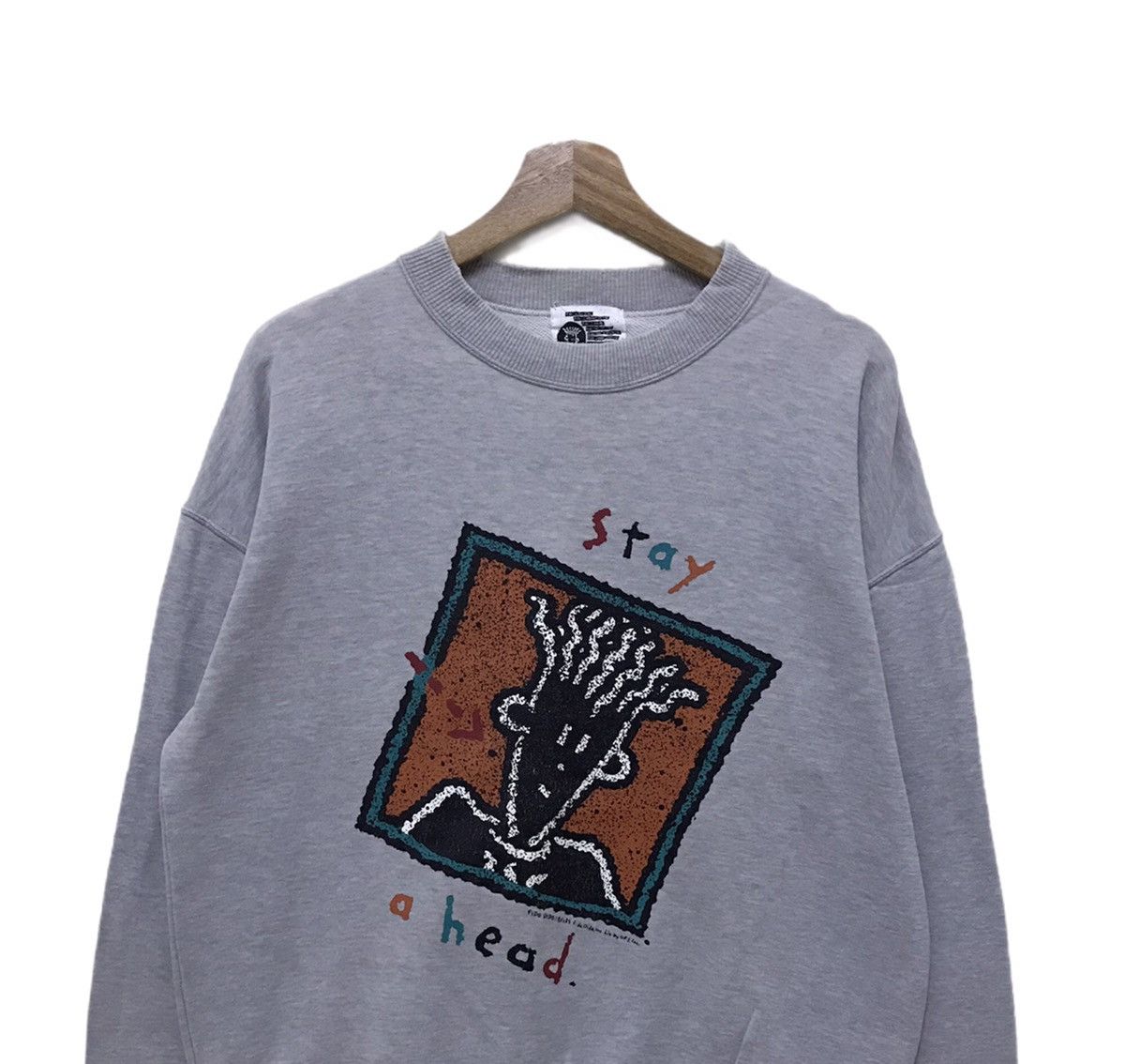 Cartoon Network × Vintage Vintage 80’s Dido Fido Mirror Sweatshirt Crewneck Big Print Size US M / EU 48-50 / 2 - 2 Thumbnail
