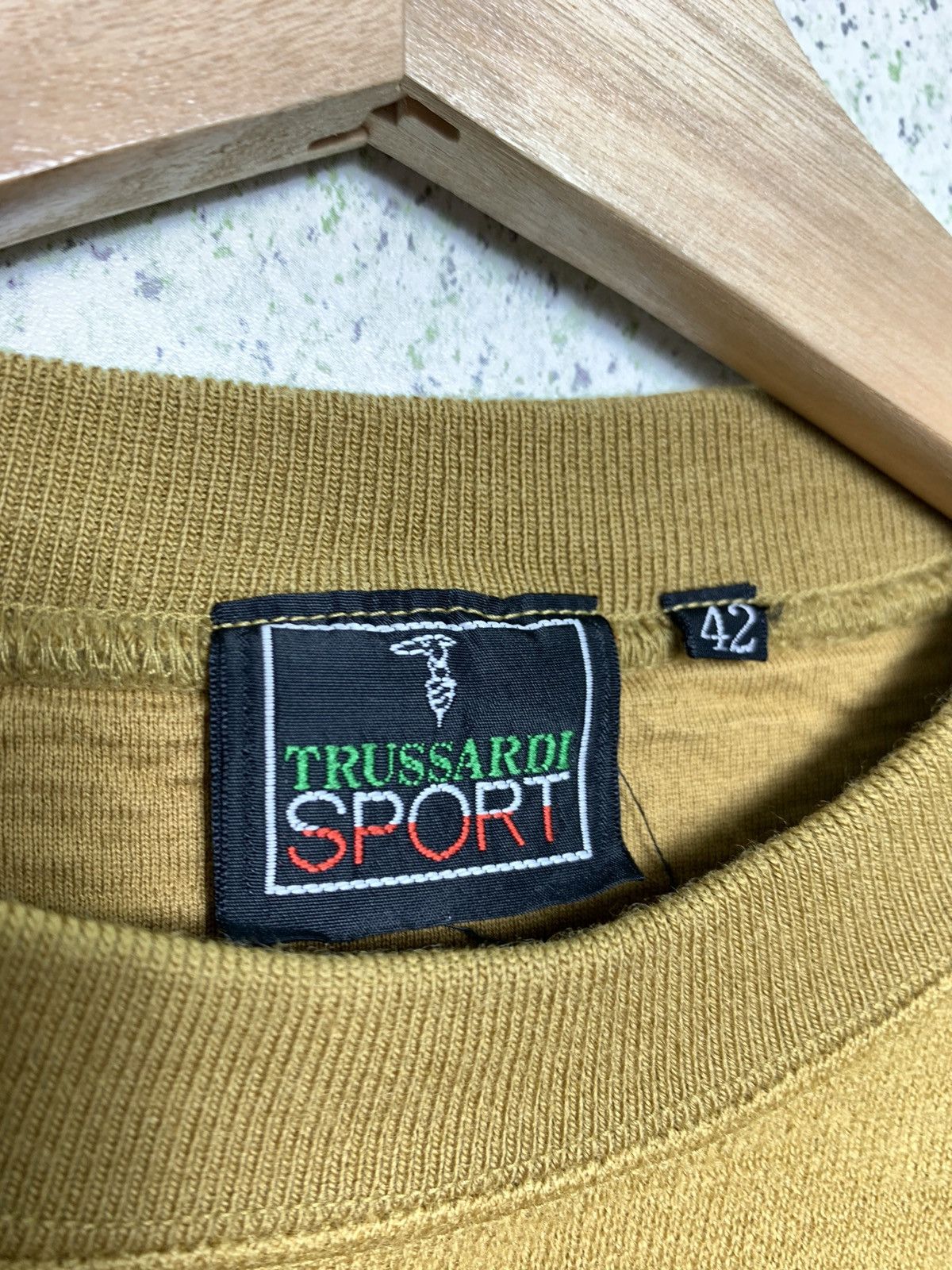 Trussardi Vintage Trussardi Sports Embroidered Crewneck Sweatshirt Size US XS / EU 42 / 0 - 3 Thumbnail