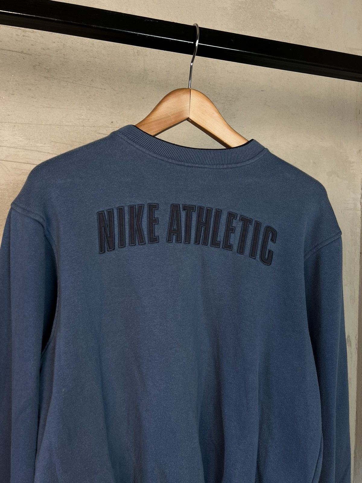 Nike × Vintage Vintage Nike Athletic 90’s Sweatshirt Big Logo Size US S / EU 44-46 / 1 - 2 Thumbnail