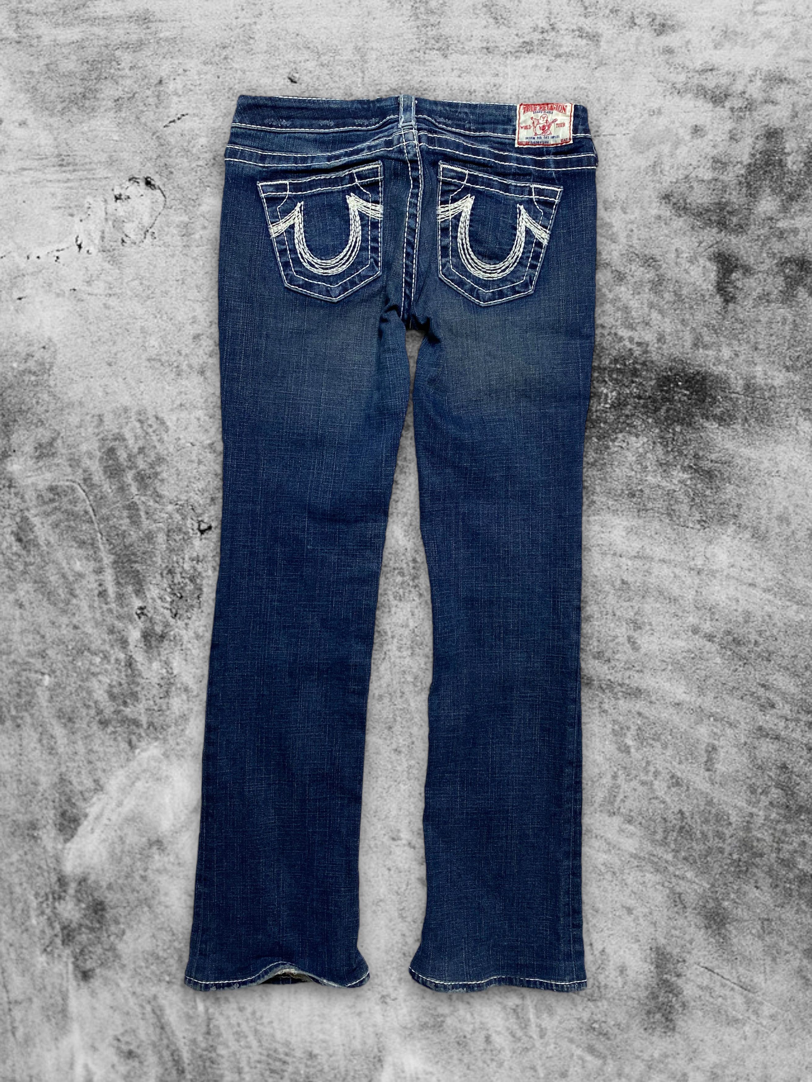 True Religion × Vintage True religion white stitch denim vintage y2k streetwear Size 29" - 3 Thumbnail