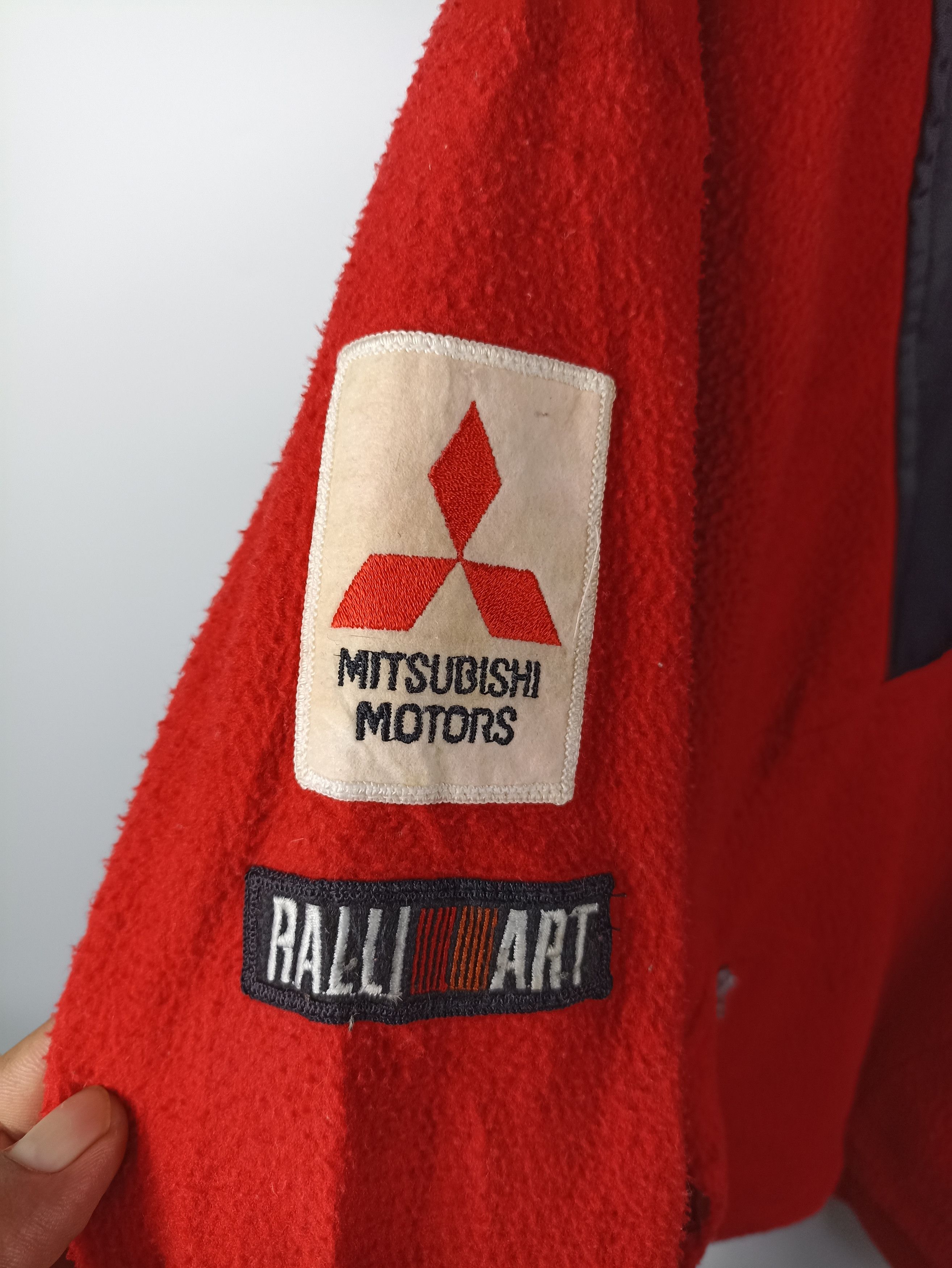 Vintage Vintage ralliart Mitsubishi Fleece Baggy Sweatshirt Size US M / EU 48-50 / 2 - 2 Thumbnail