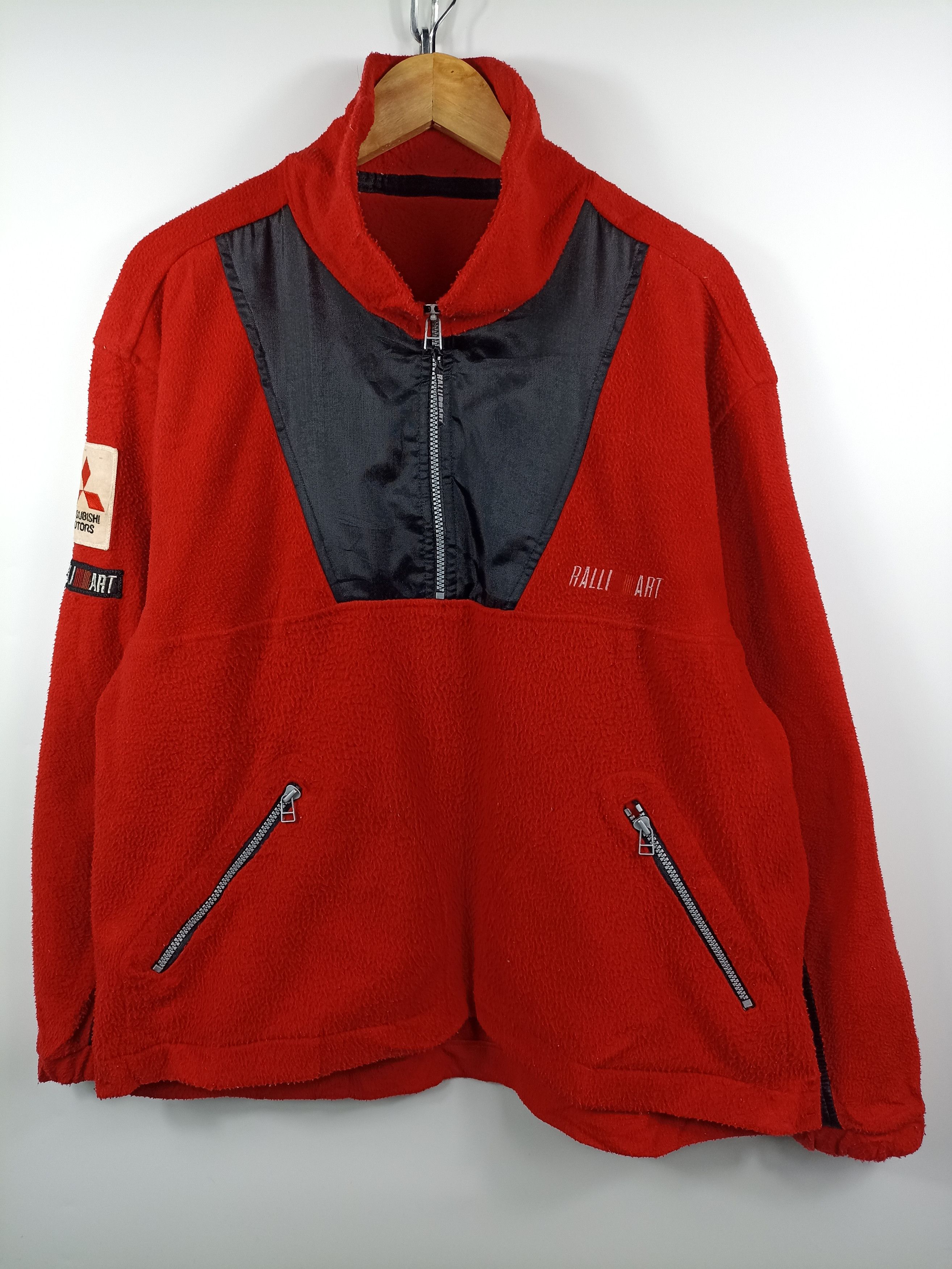 Vintage Vintage ralliart Mitsubishi Fleece Baggy Sweatshirt Size US M / EU 48-50 / 2 - 1 Thumbnail