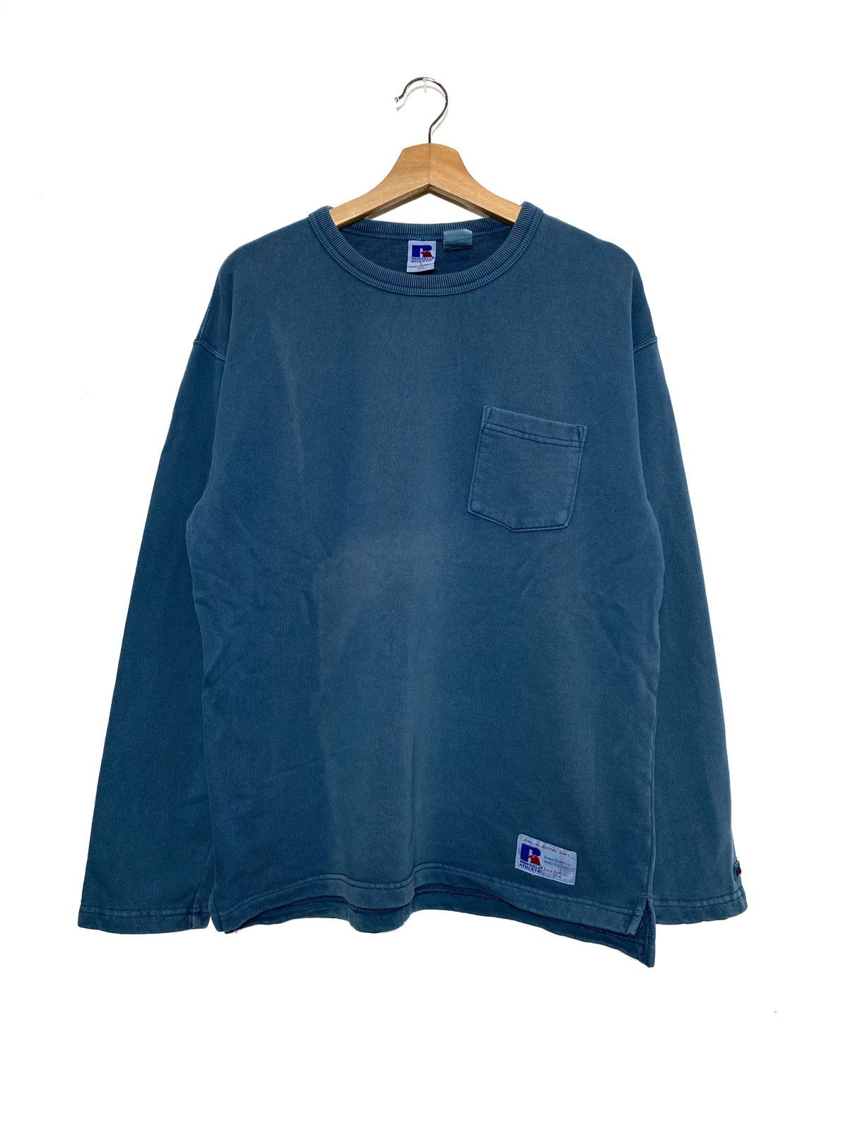 Russell Athletic Vintage Sunfaded Russell Athletic Crewneck Sweatshirt Size US L / EU 52-54 / 3 - 1 Thumbnail