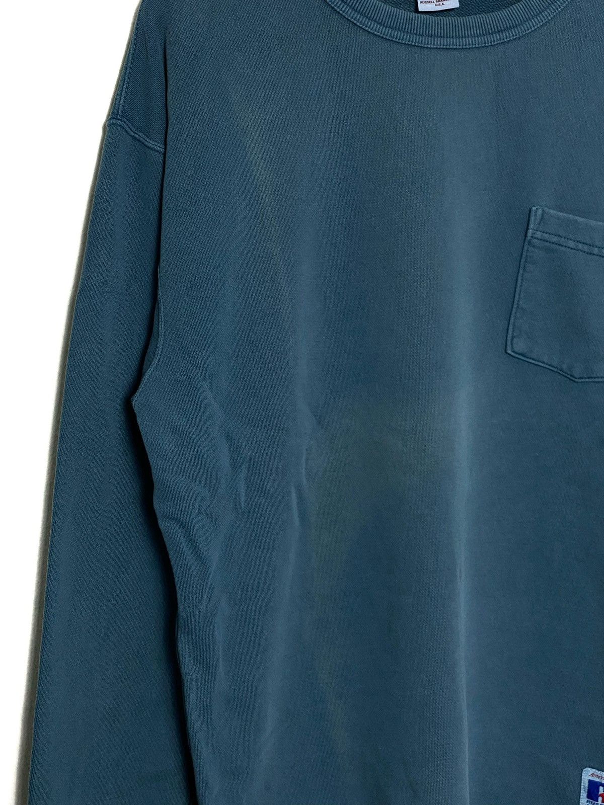 Russell Athletic Vintage Sunfaded Russell Athletic Crewneck Sweatshirt Size US L / EU 52-54 / 3 - 2 Thumbnail